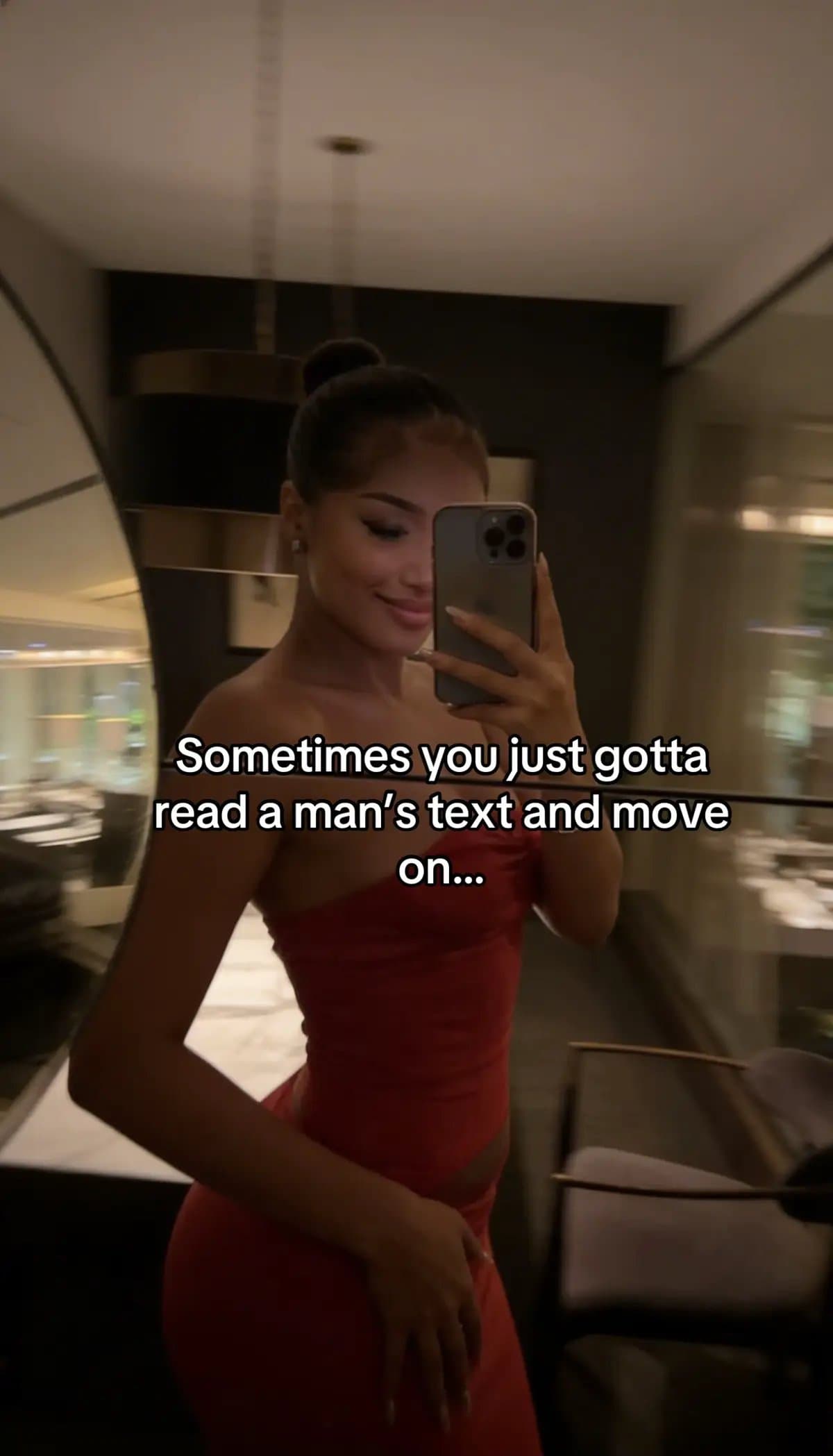 Sometimes you just gotta
read a man's text and move
on..