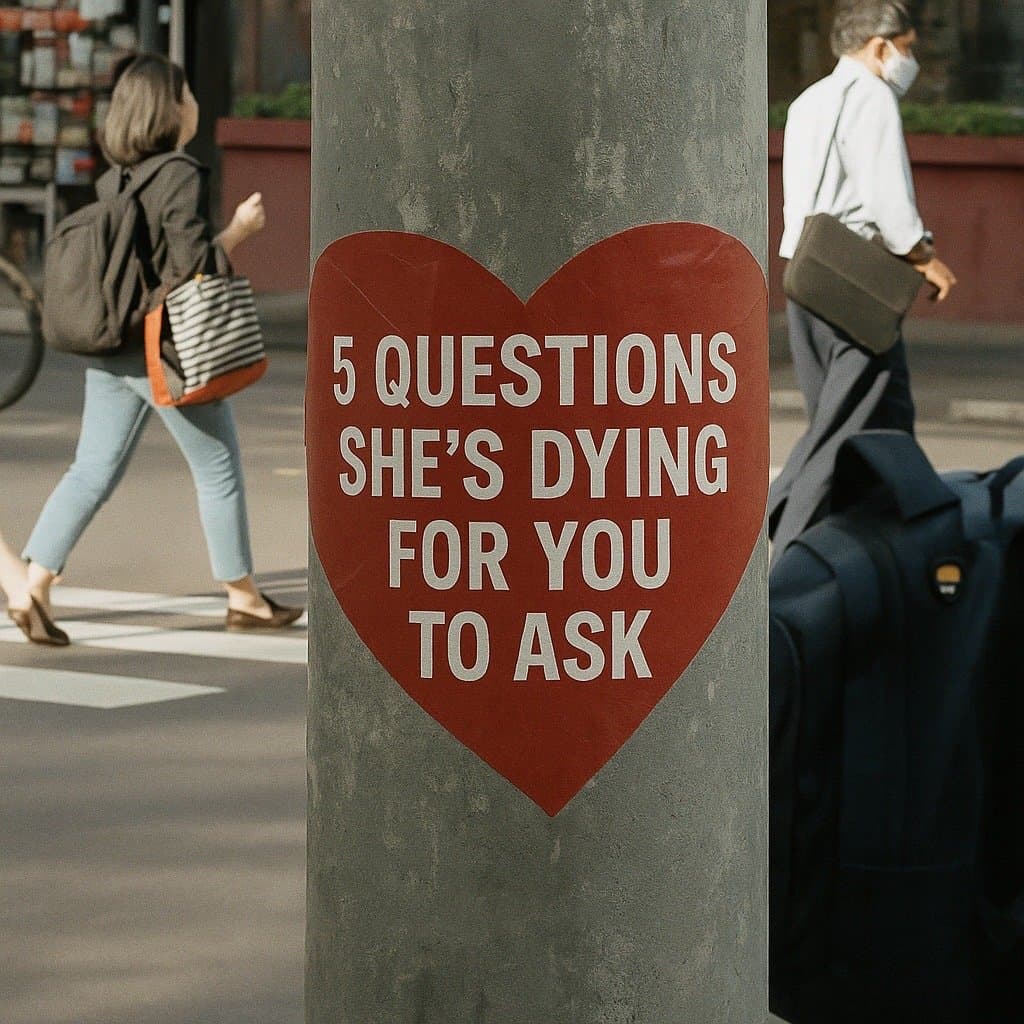 5 QUESTIONS
SHE'S DYING
FOR YOU TO
ASK