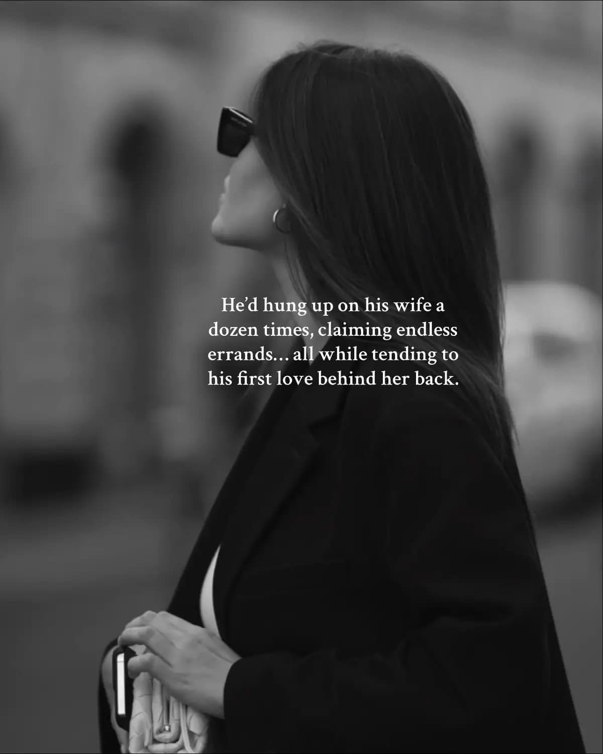 He'd hung up on his wife a dozen times, claiming endless errands... all while te…