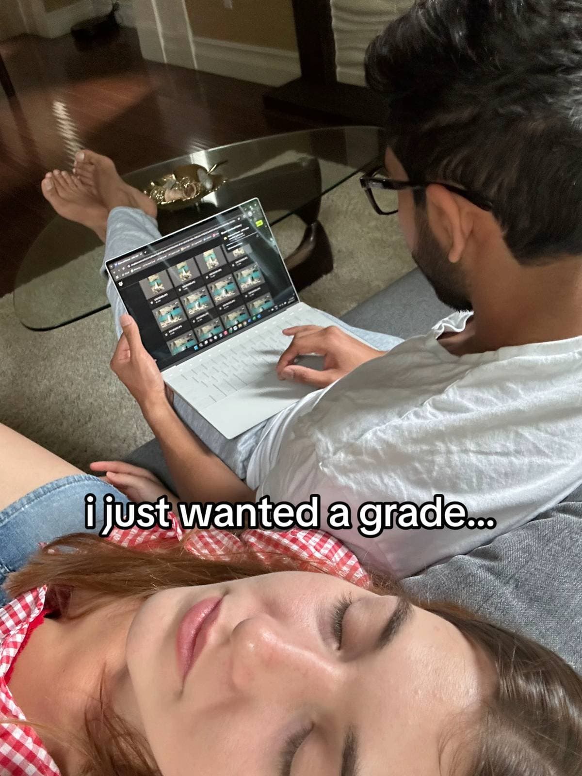 i just wanted a grade...