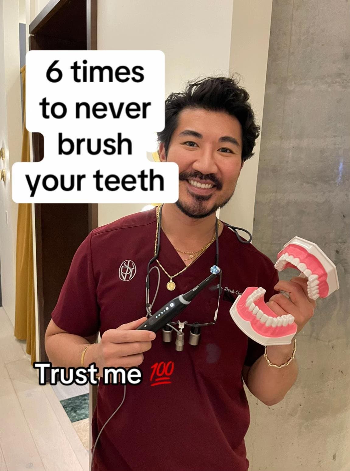 6 times
to never
brush your teeth

Trust me 💯