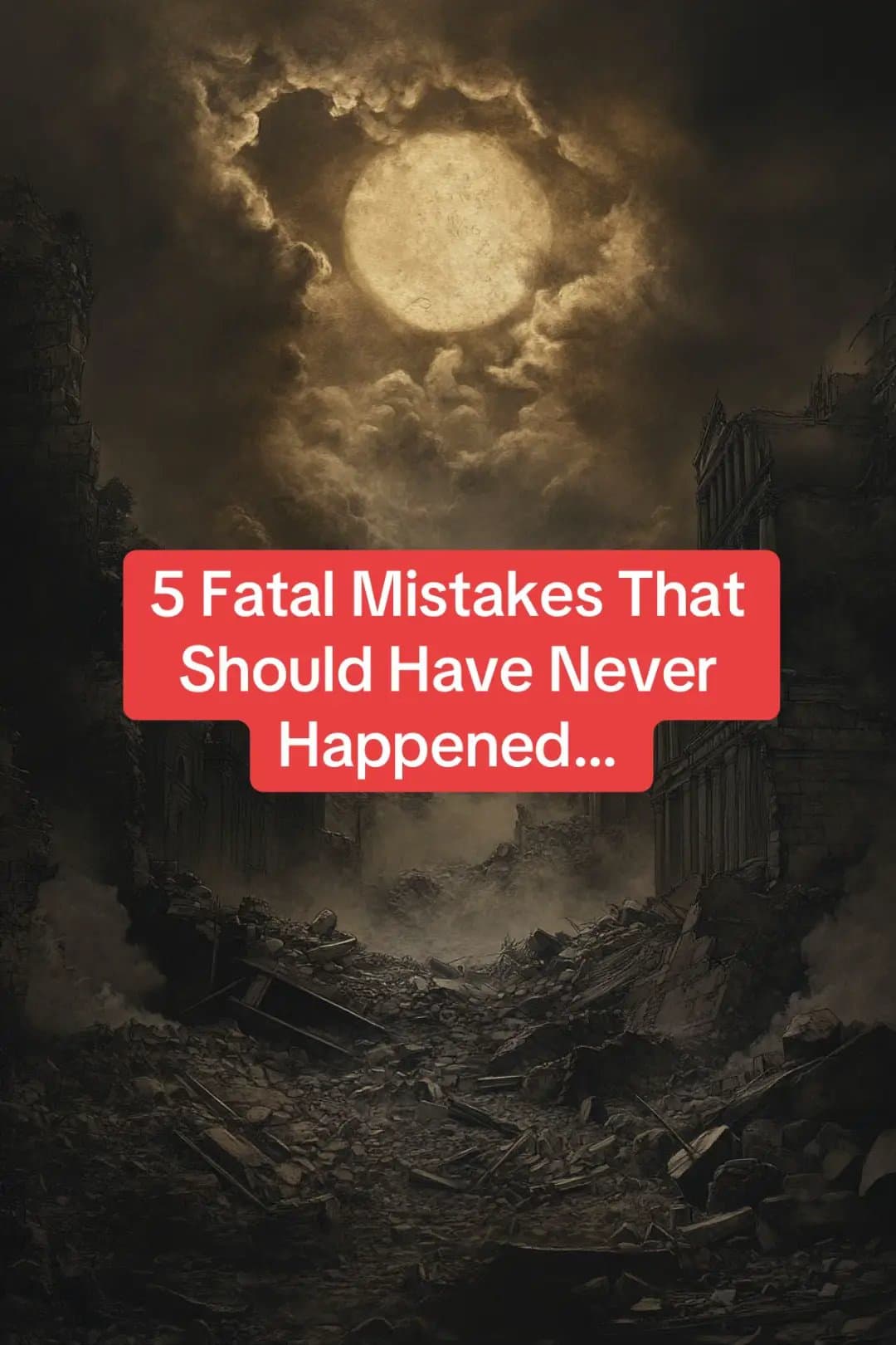 5 Fatal Mistakes That
Should Have Never
Happened...