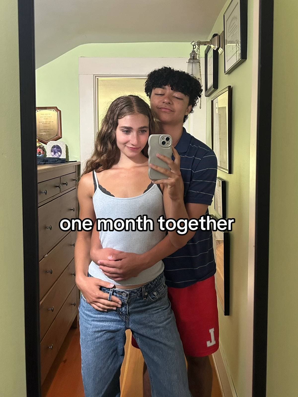 one month together