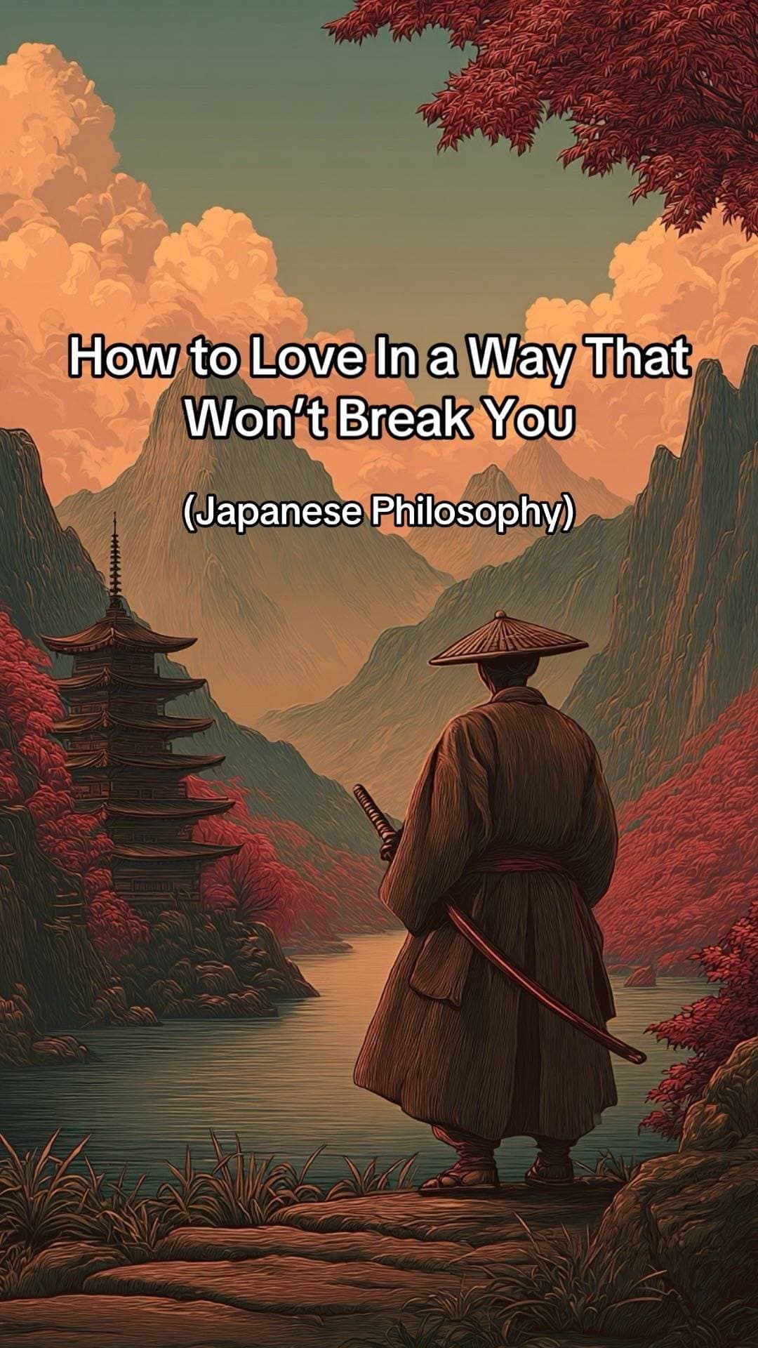 How to Love In a Way That
Won't Break You
(Japanese Philosophy)