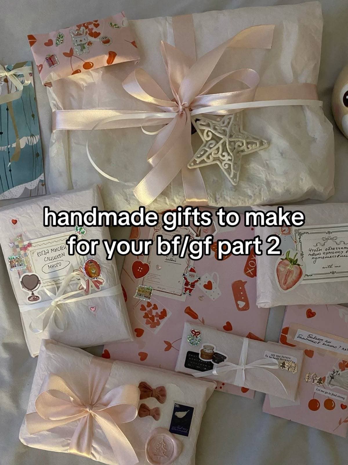 handmade gifts to make
for your bf/gf part 2