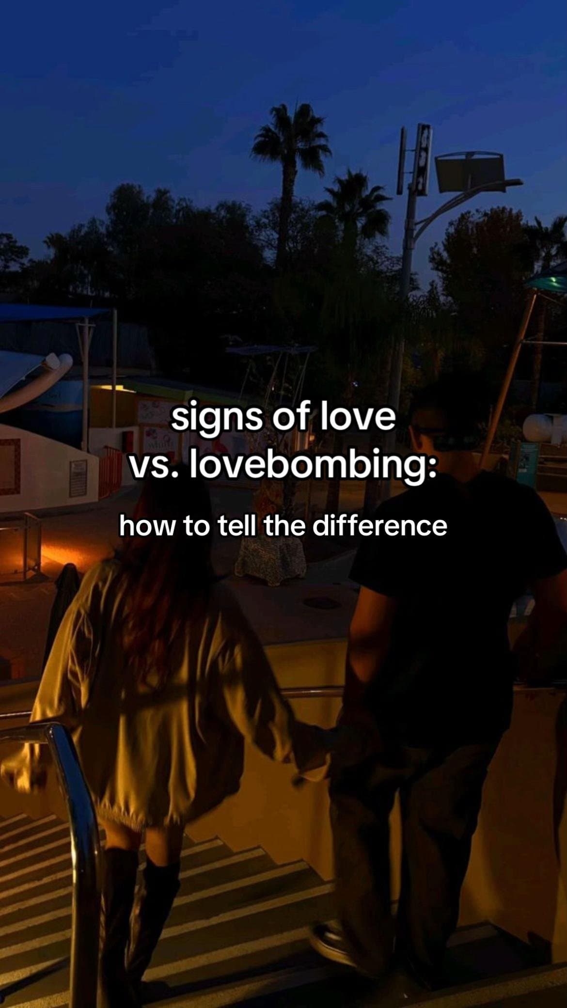 signs of love
vs. lovebombing:

how to tell the difference
