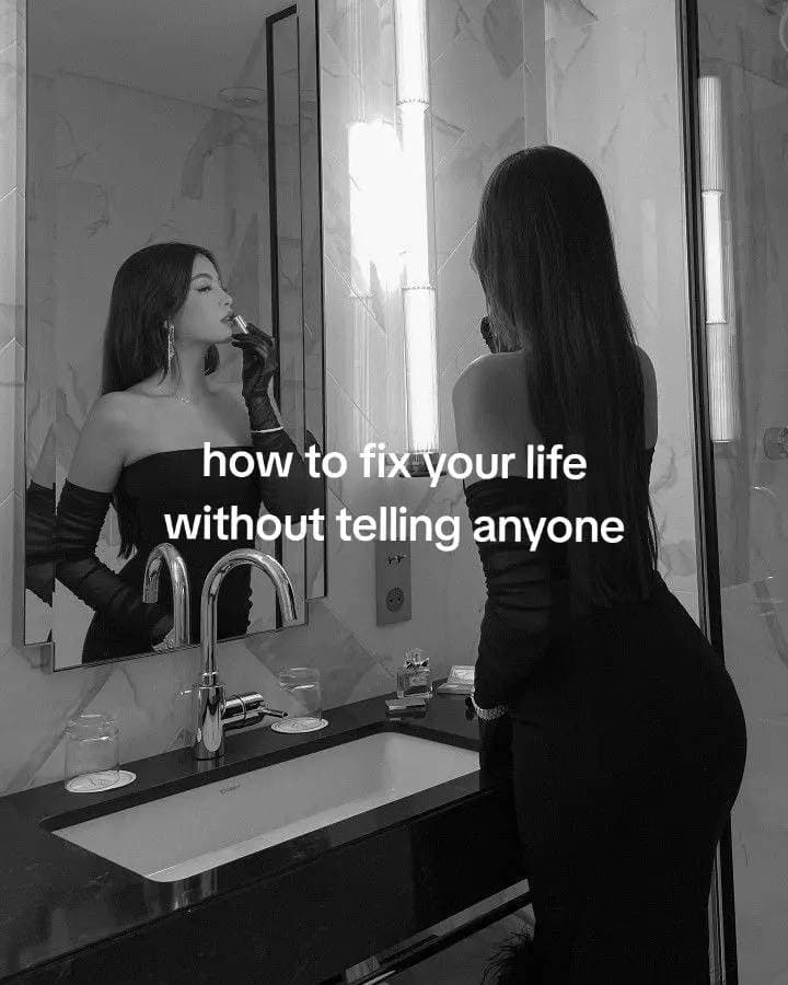 how to fix your life
without telling anyone