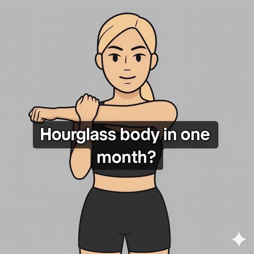 Hourglass body in one
month?