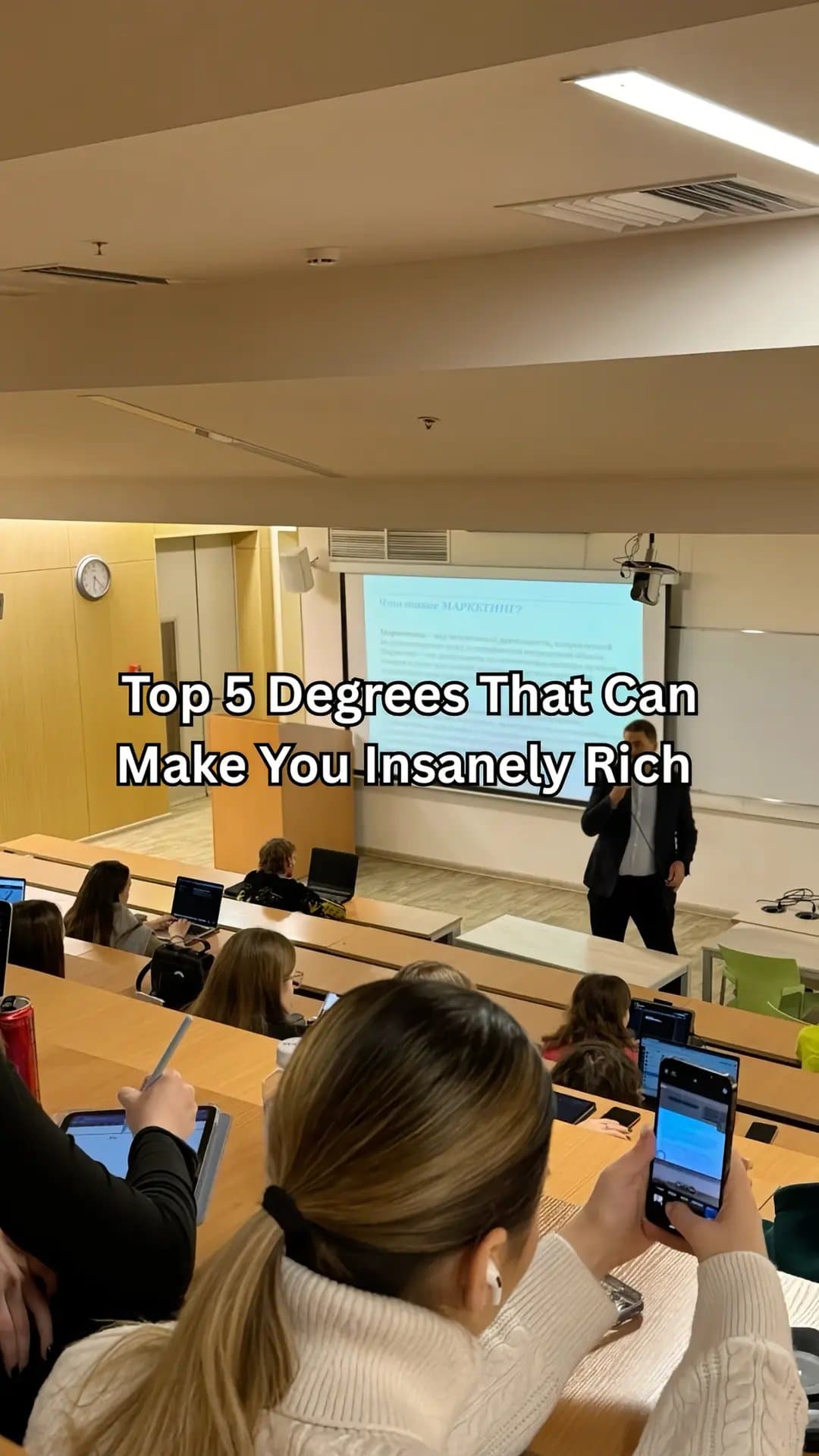 Top 5 Degrees That Can
Make You Insanely Rich
