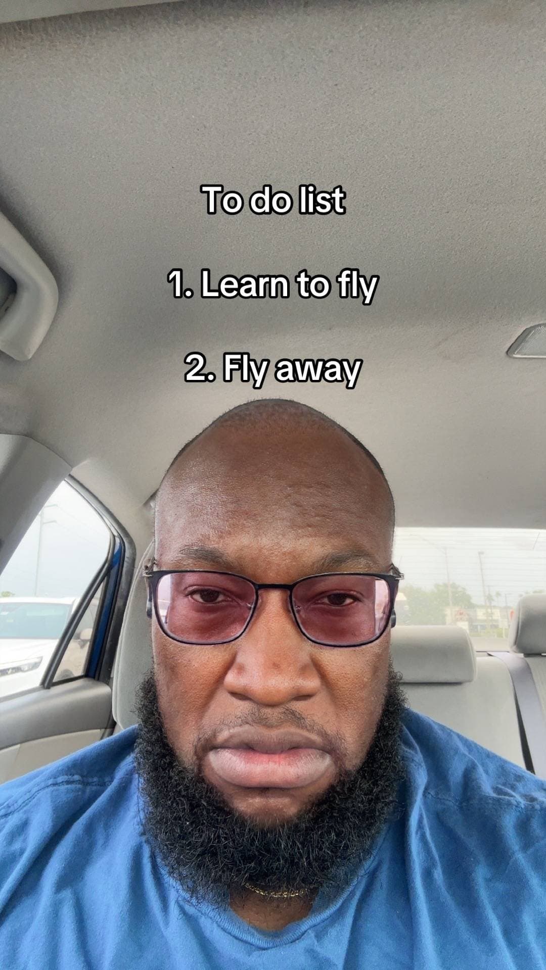 To do list

1. Learn to fly

2. Fly away