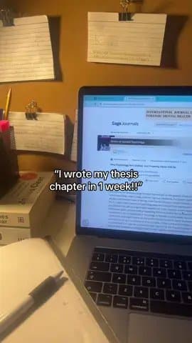 I wrote my thesis
chapter in 1 week!!

My advisor:
You probably used
ChatGPT

No…