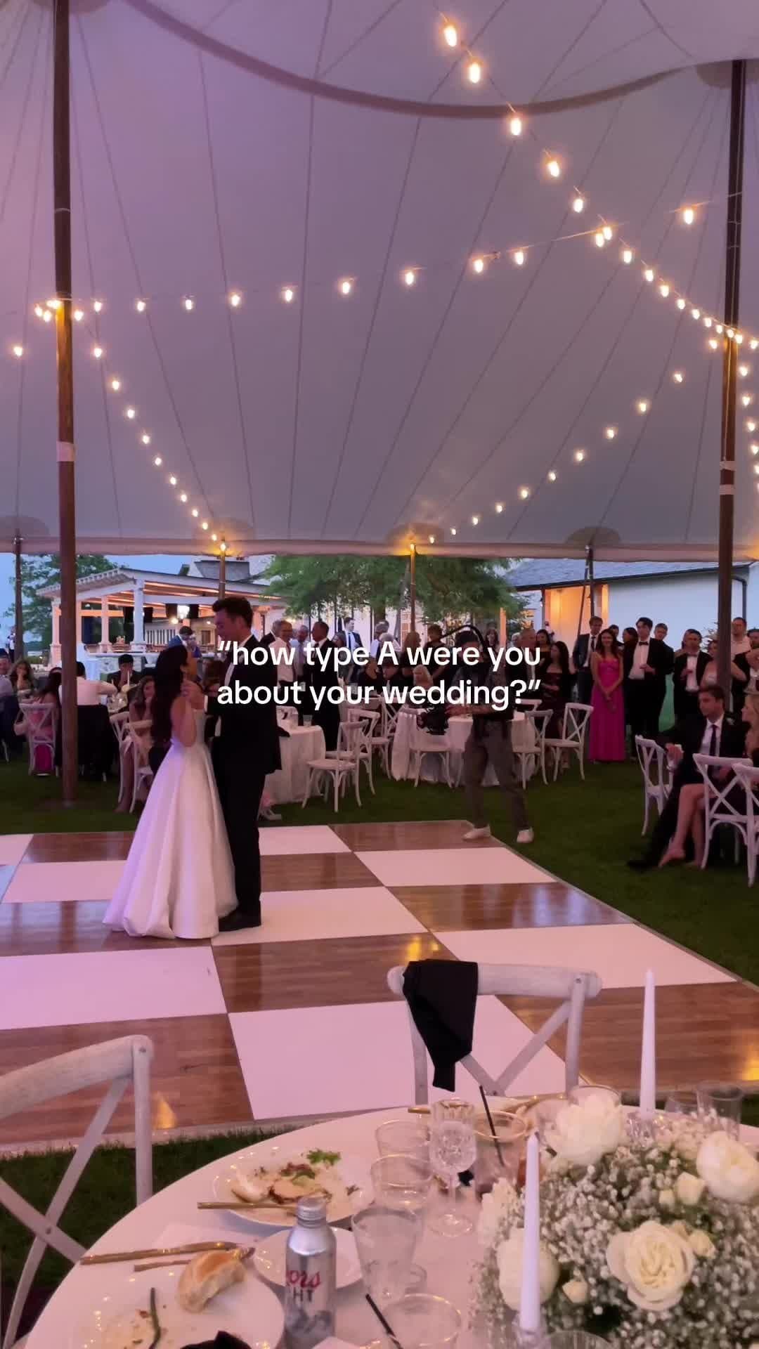 "how type A were you
about your wedding?"

THIS type A: