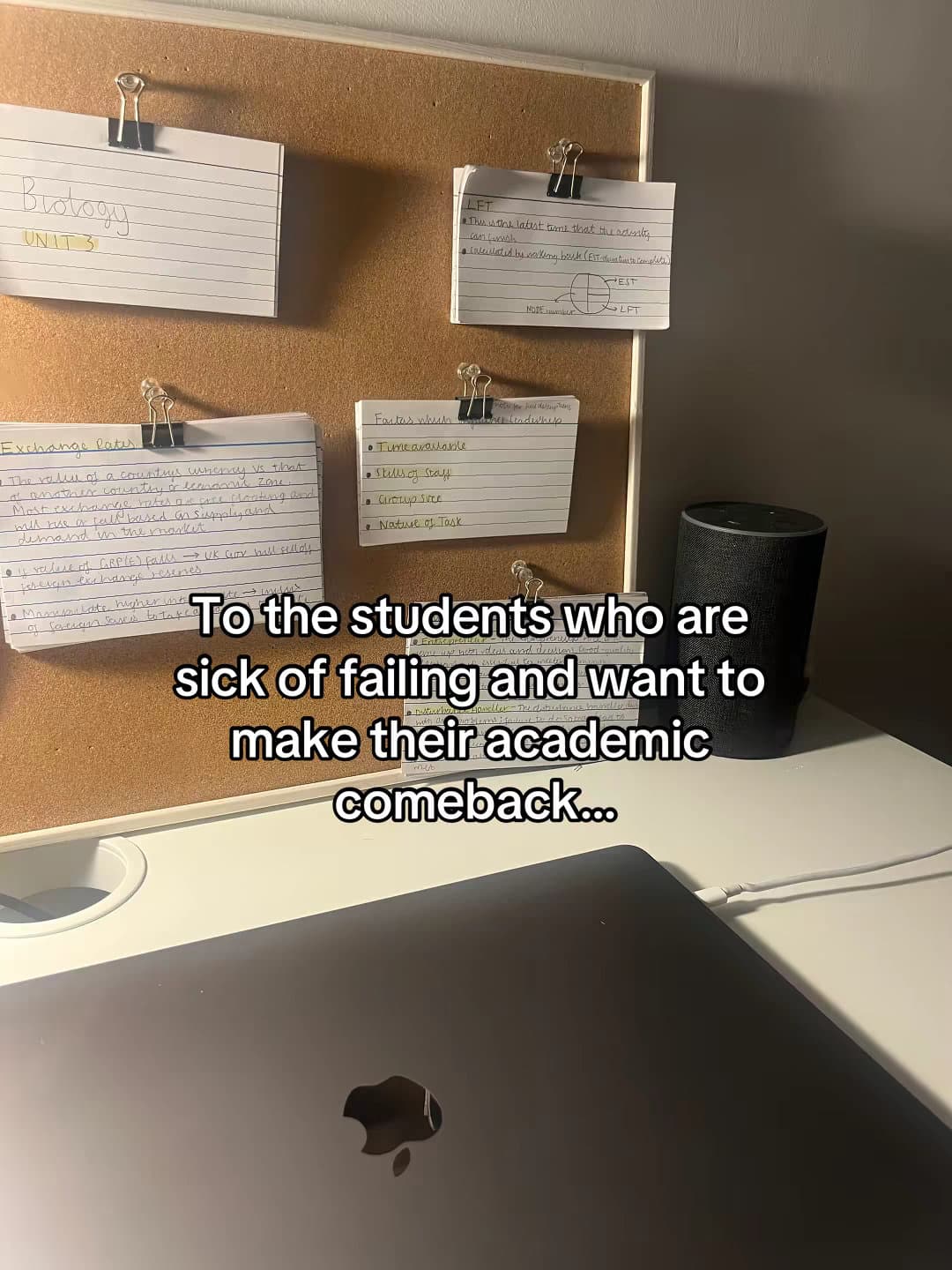 To the students who are sick of failing and want to make their academic comback.…