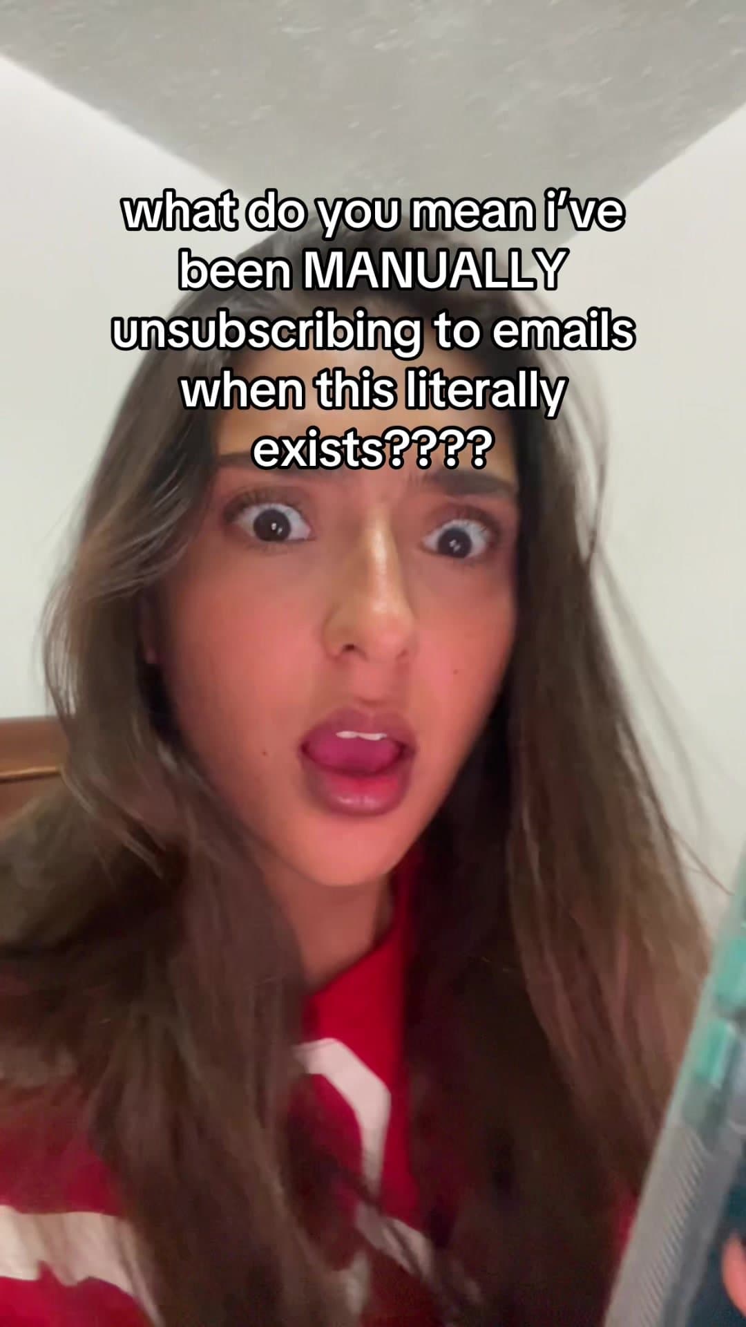 what do you mean i've
been MANUALLY
unsubscribing to emails
when this literally
…