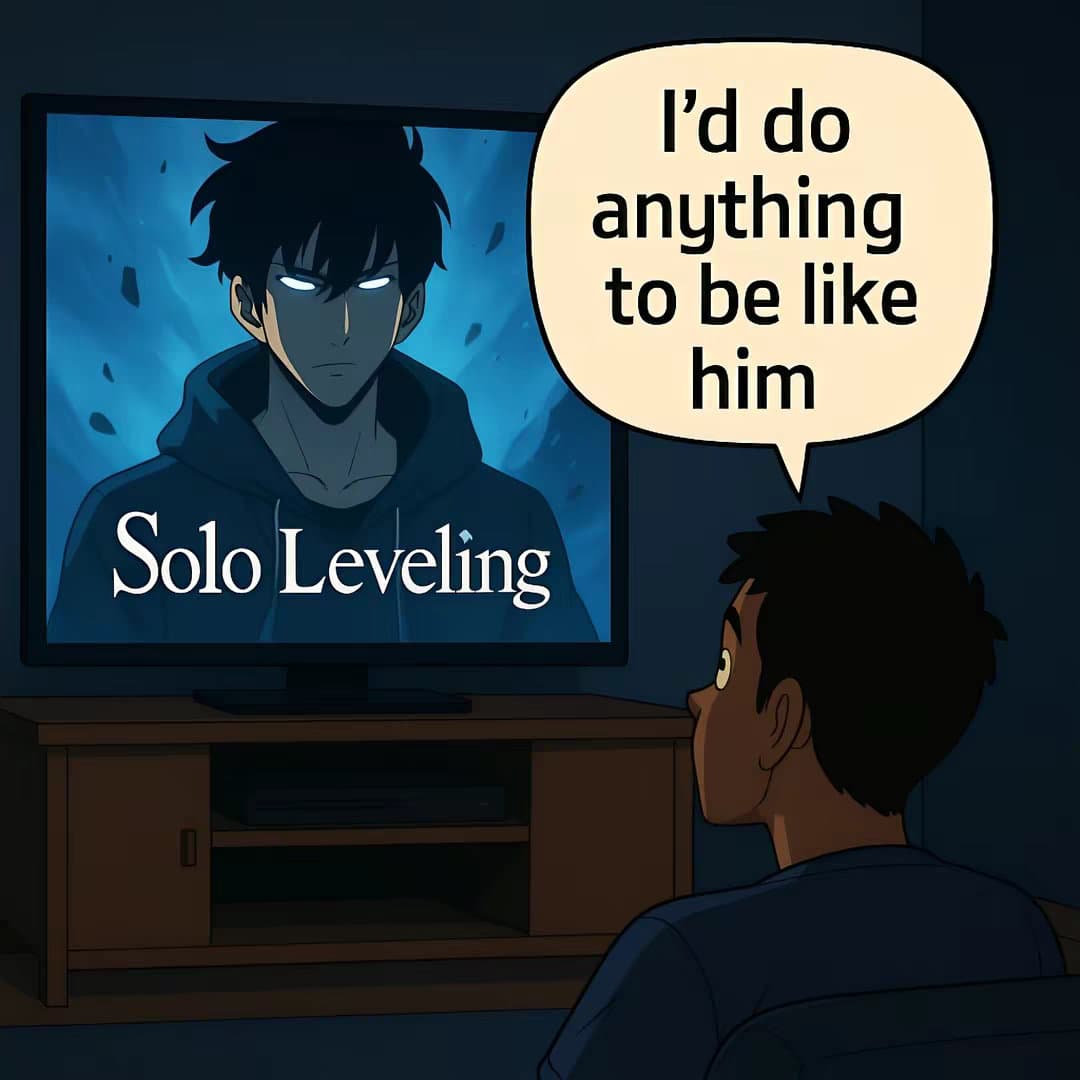 I'd do anything to be like him. Solo Leveling. 