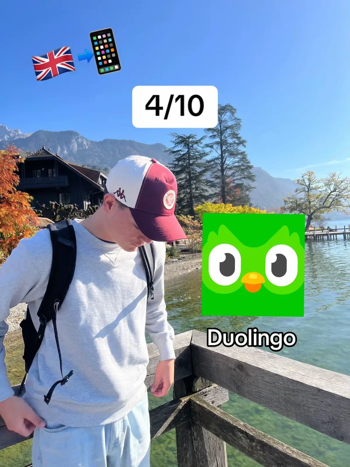 🇬🇧📲
4/10
Duolingo