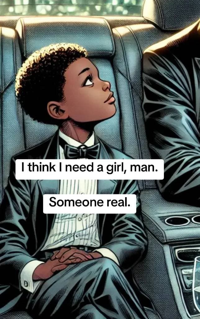 I think I need a girl, man.
Someone real.