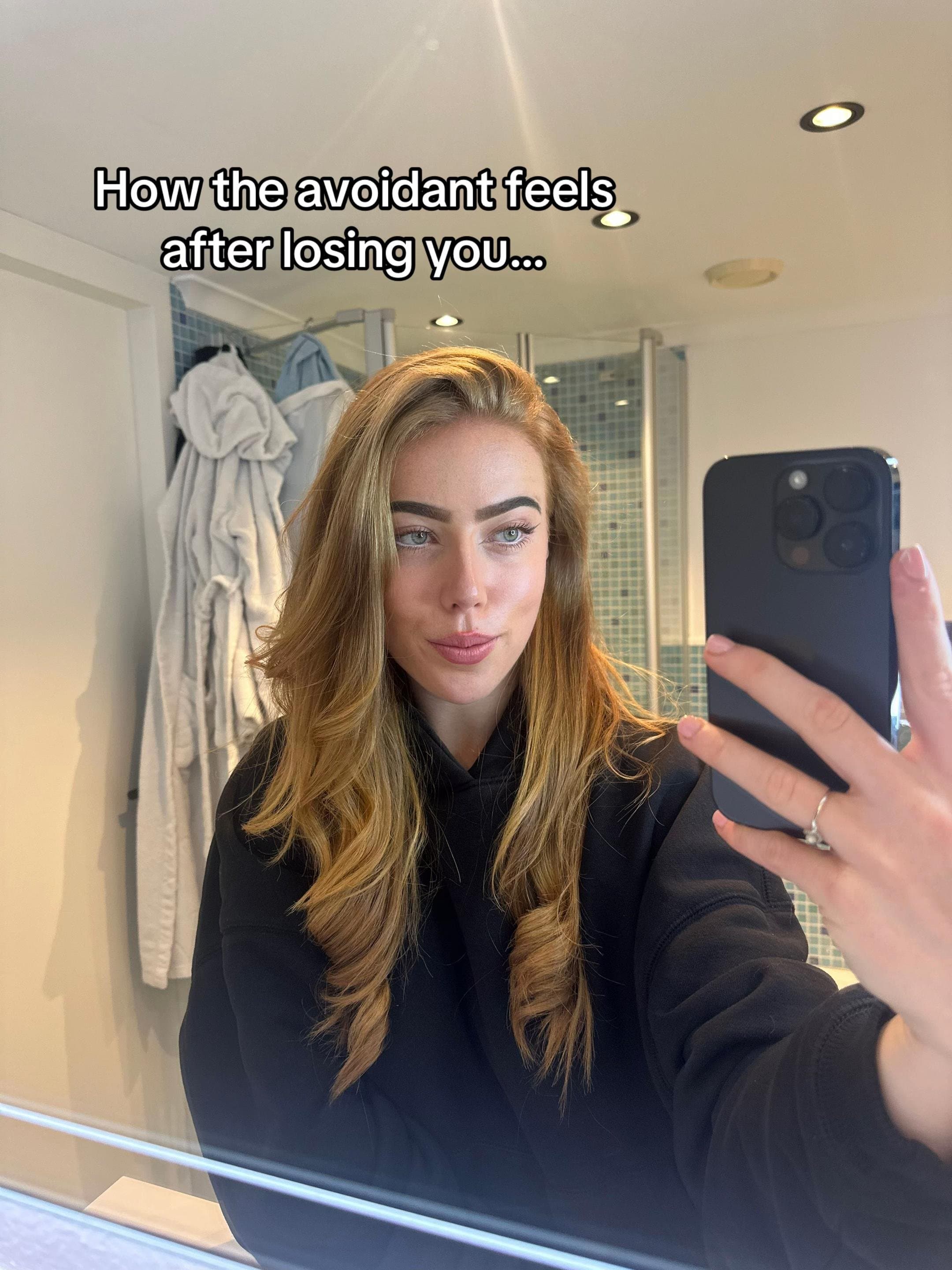 How the avoidant feels
after losing you...