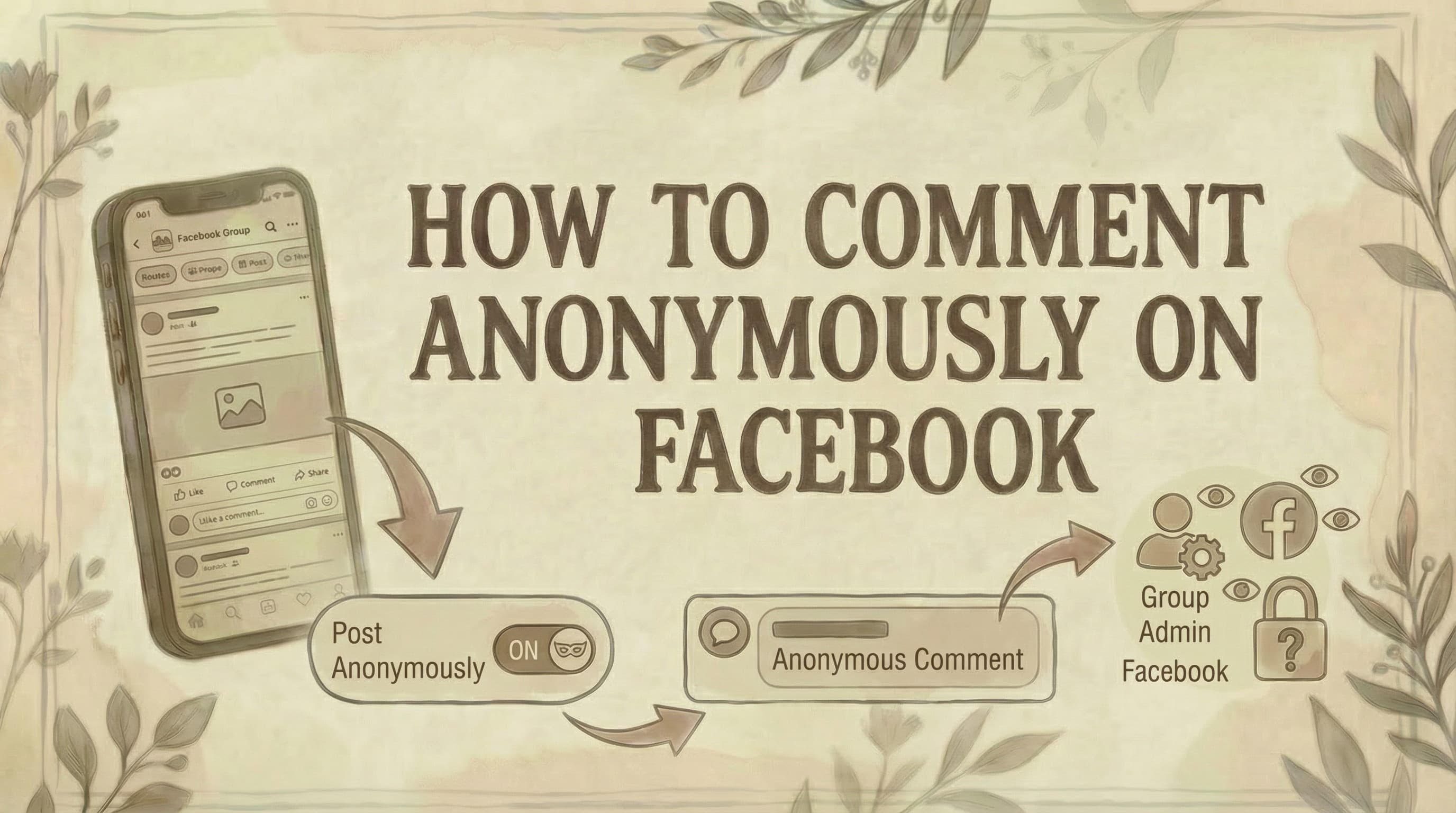 How to Comment Anonymously on Facebook (2026 Guide)