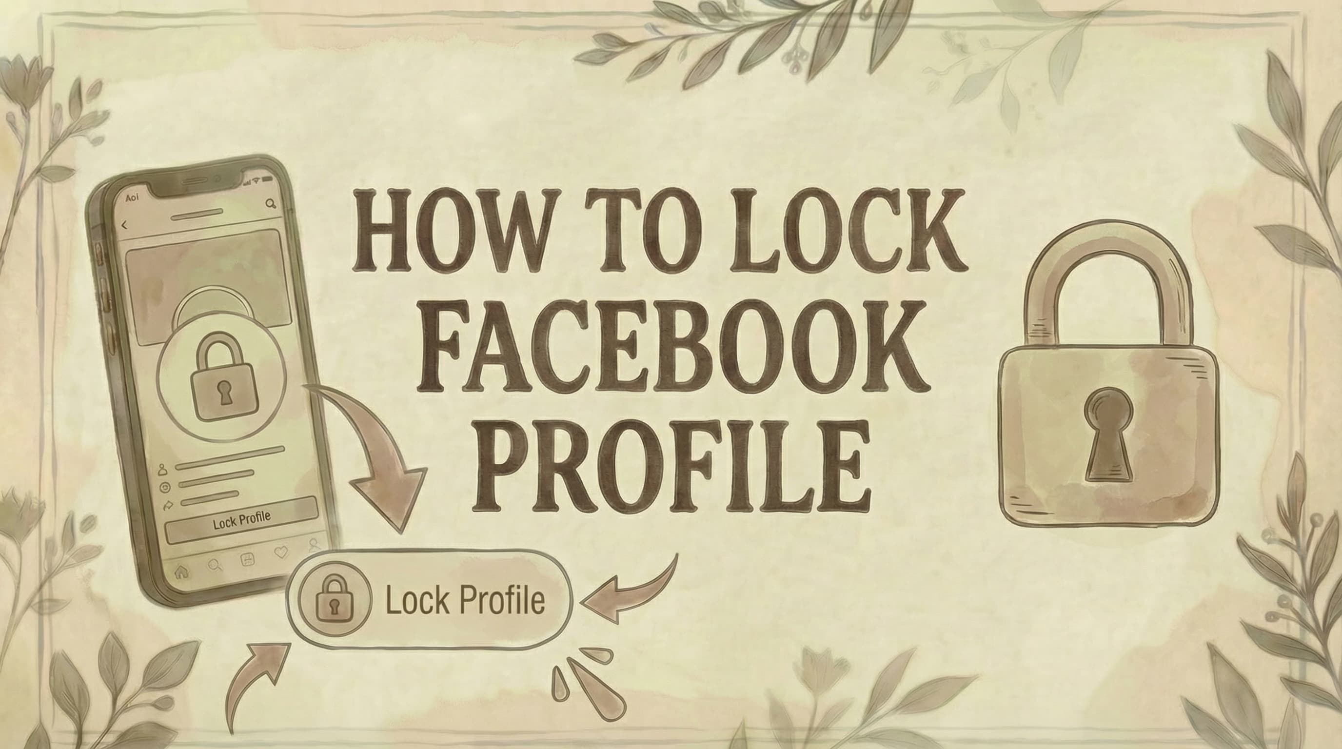 How to Lock Facebook Account (Profile Lock Guide 2026)