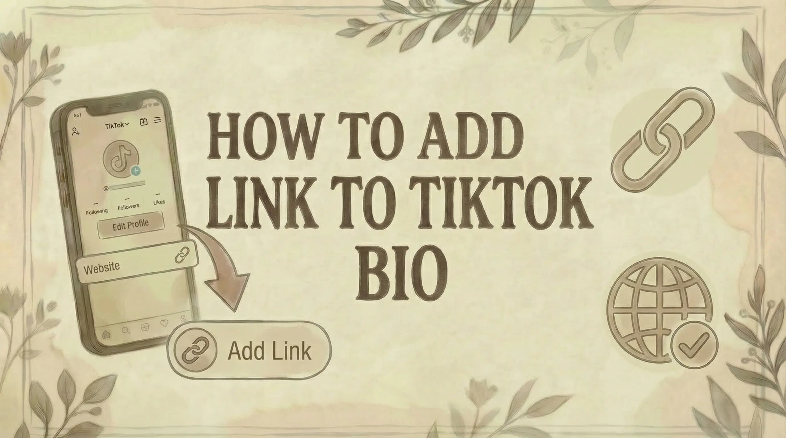 How to Add Link to TikTok Bio (2026 Guide)