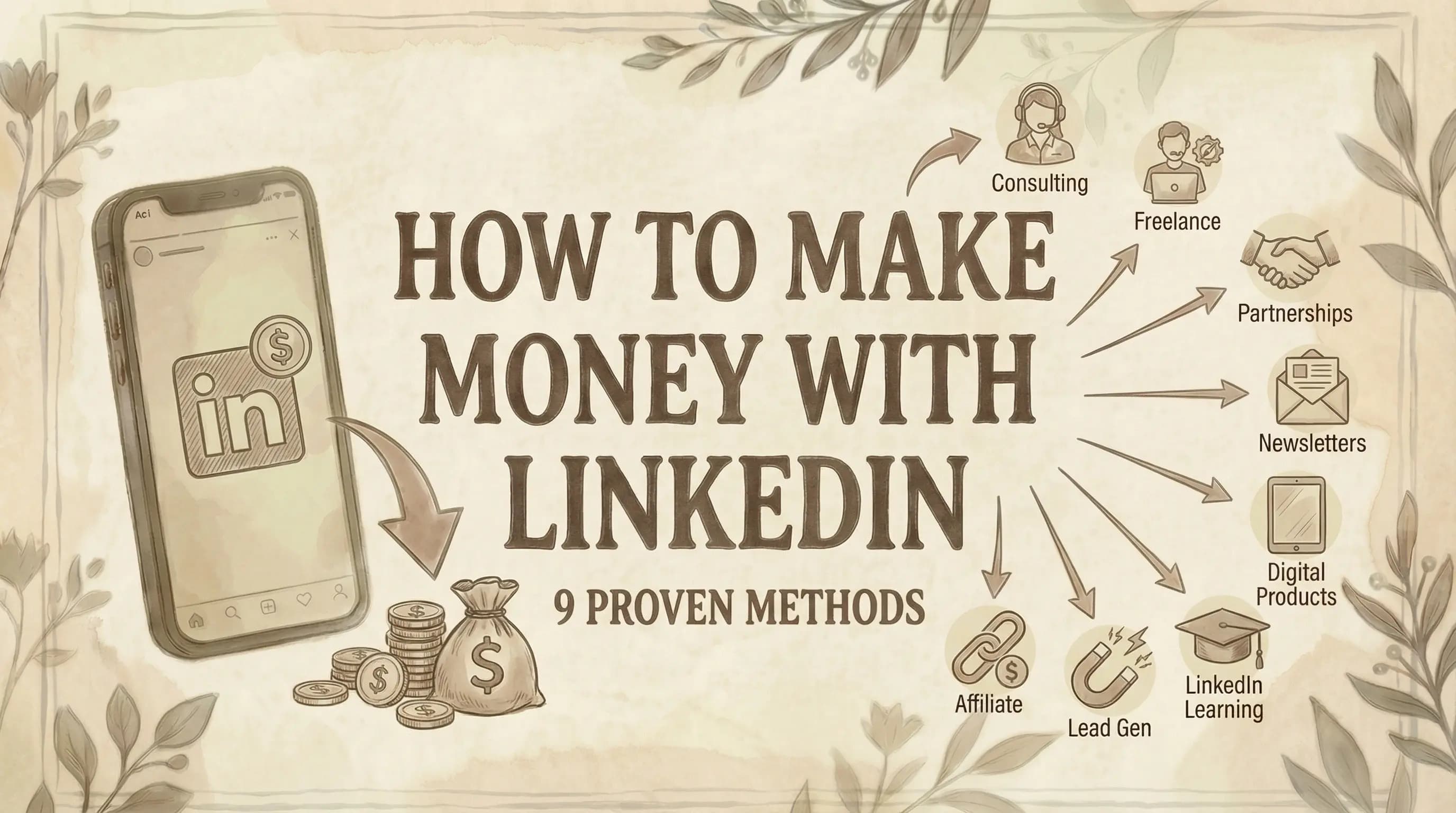 How to Make Money with LinkedIn: 9 Proven Methods (2026)