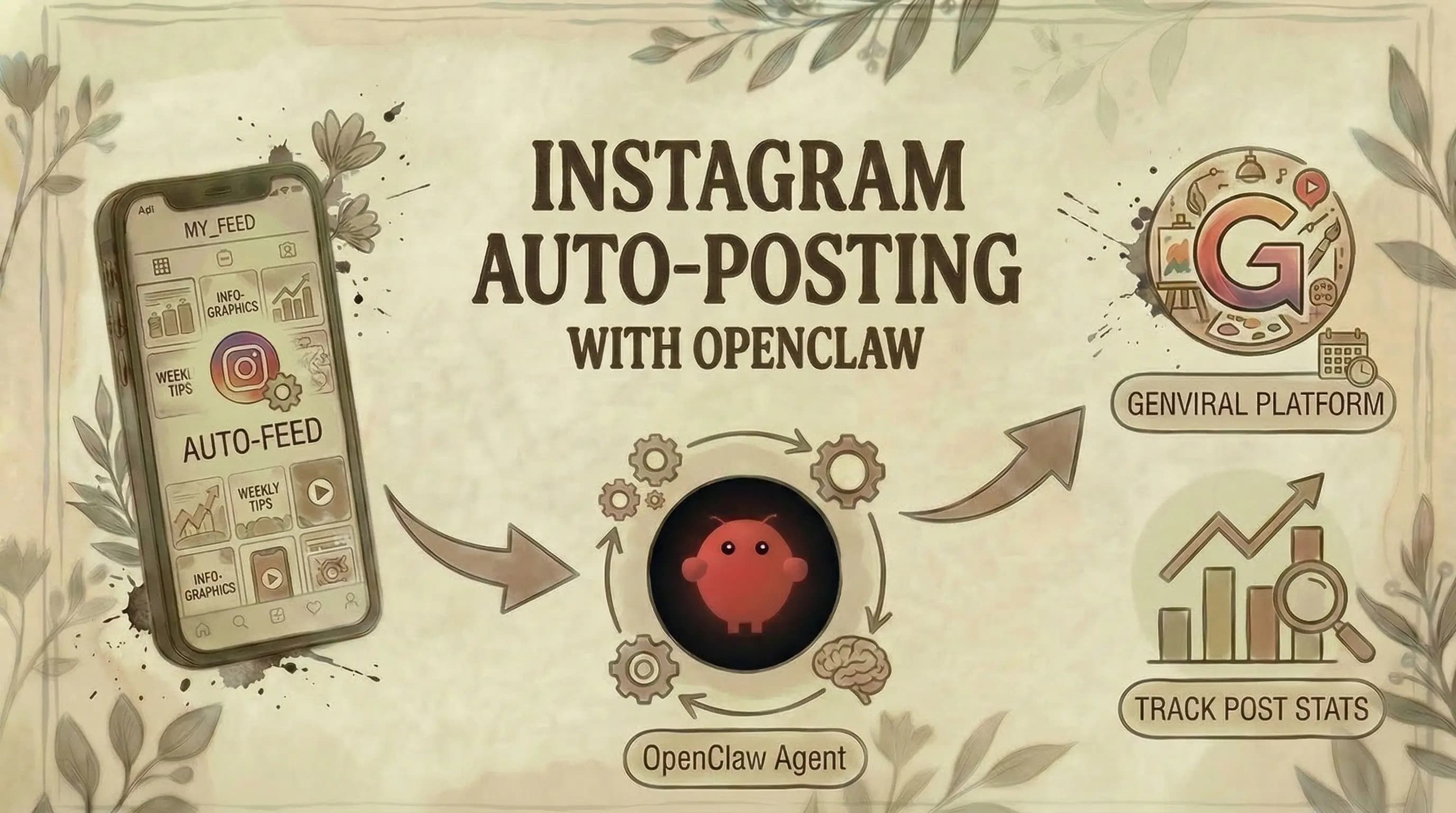 How to Automate Instagram Posting with OpenClaw and Genviral (Step-by-Step)