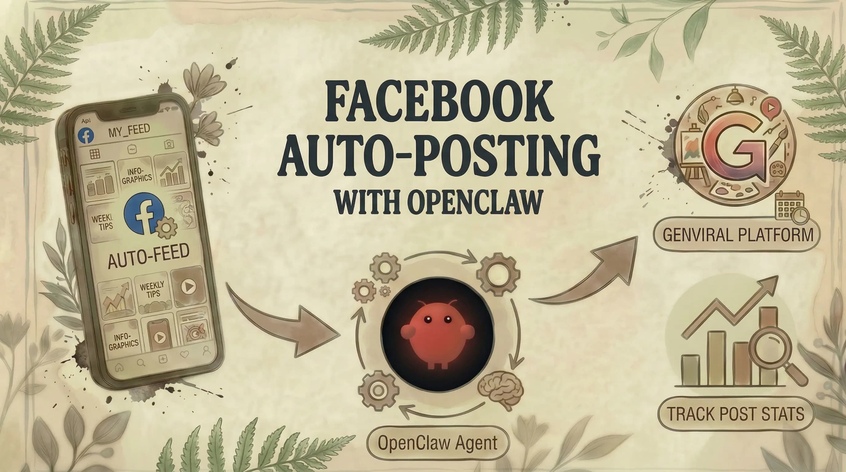 How to Automate Facebook Posting with OpenClaw and Genviral (Step-by-Step)