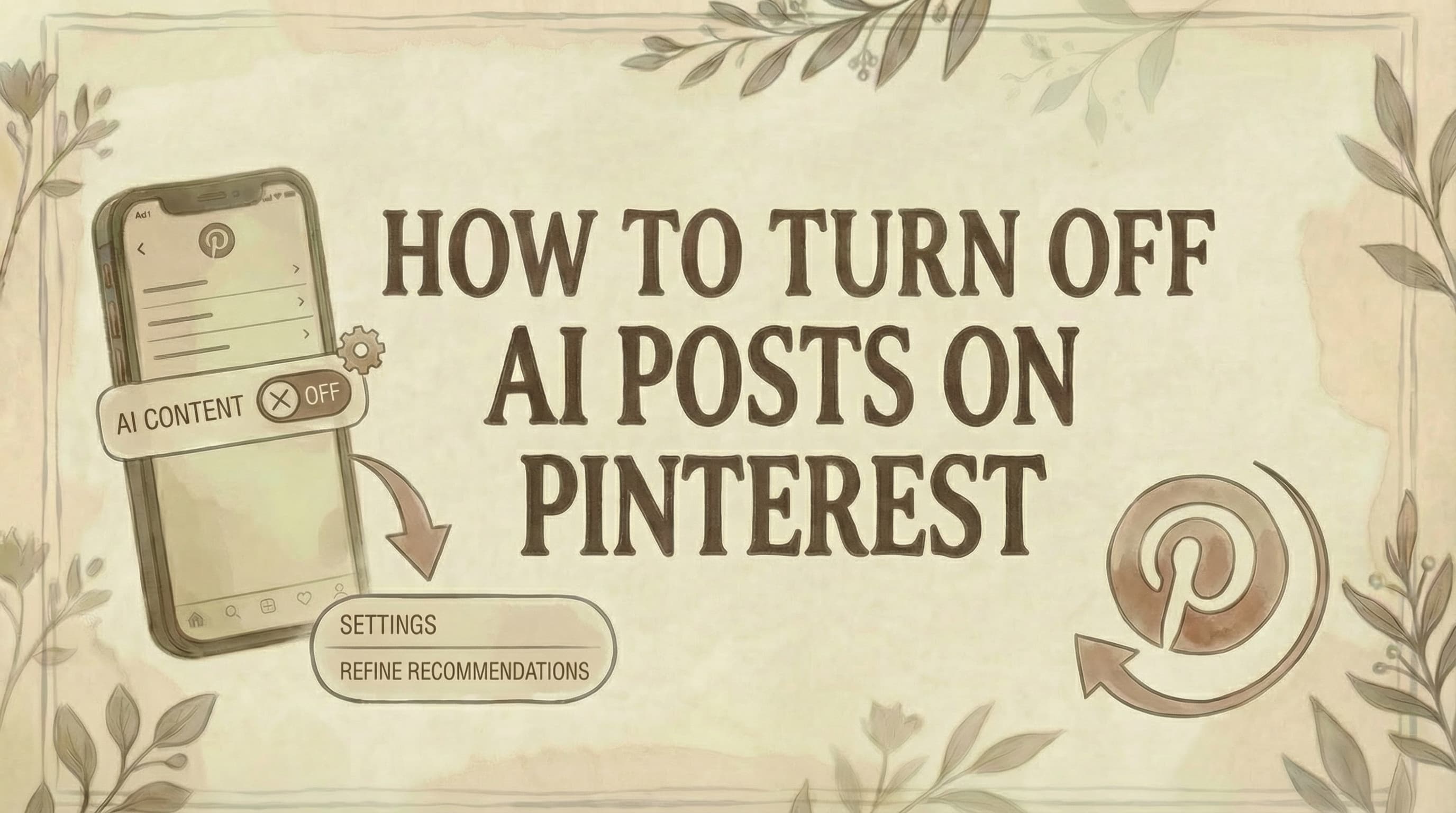 How to Turn Off AI Posts on Pinterest (2026 Update)
