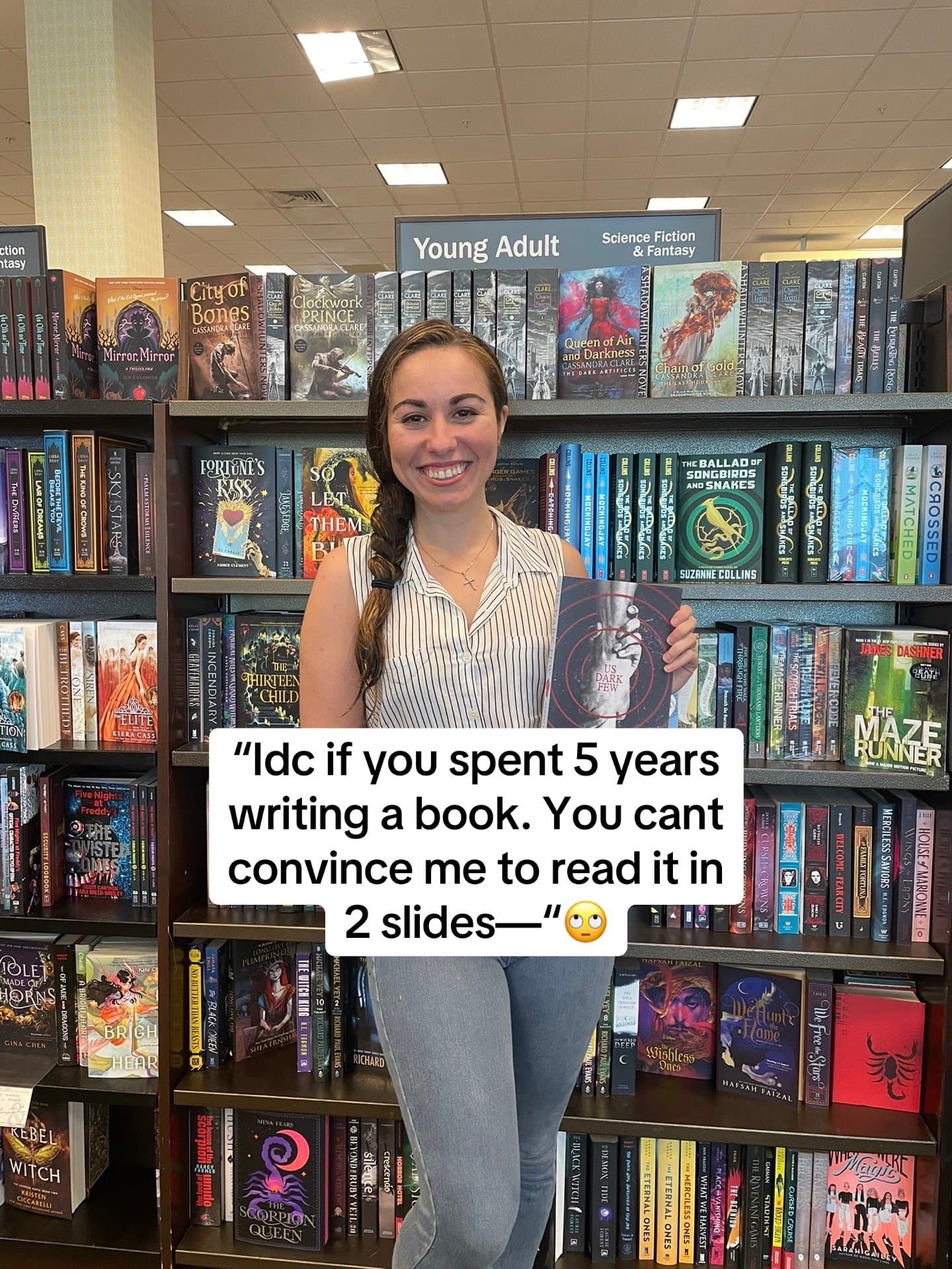 "Idc if you spent 5 years
convincing a book. You cant
convince me to read it iβ¦