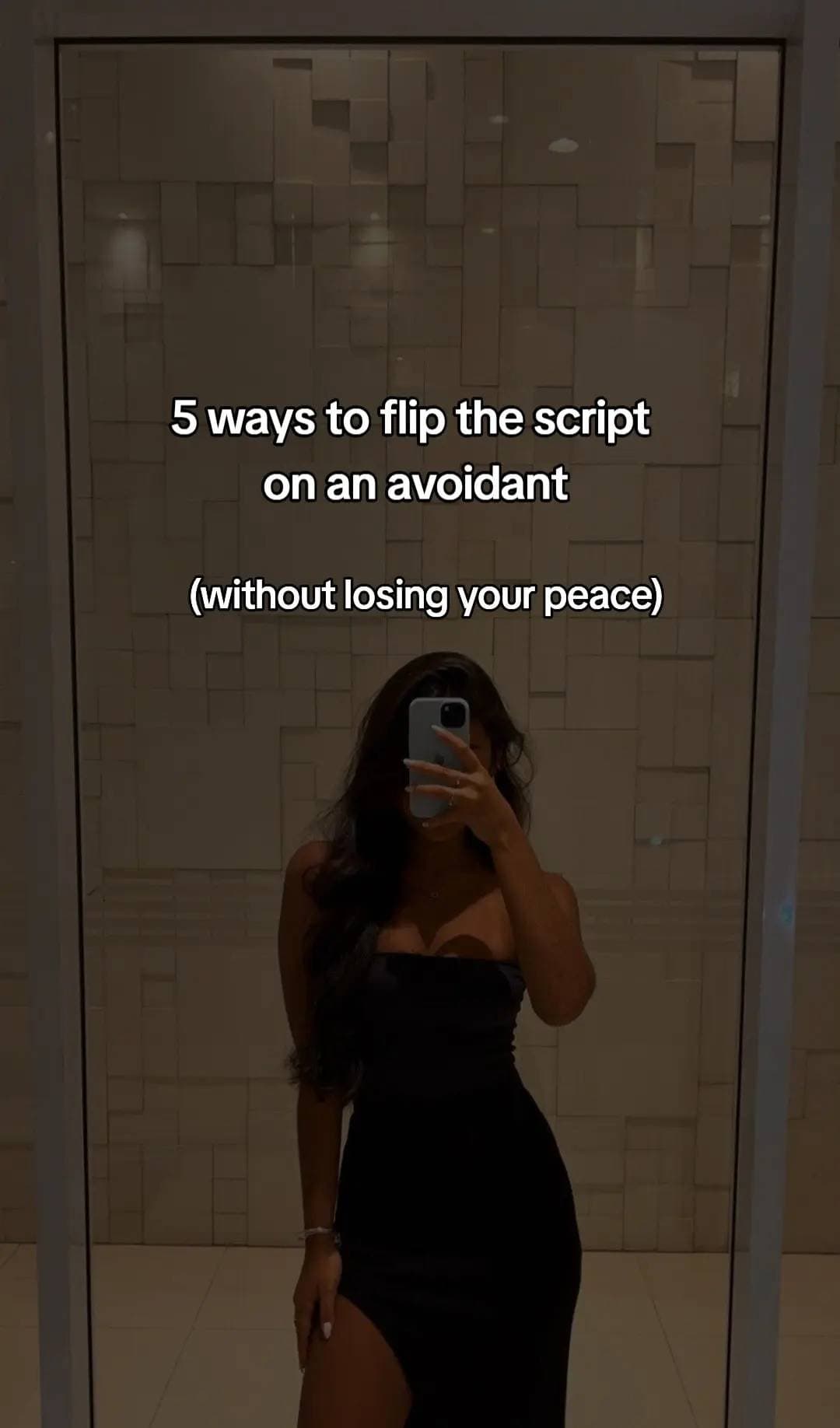 5 ways to flip the script
on an avoidant
(without losing your peace)