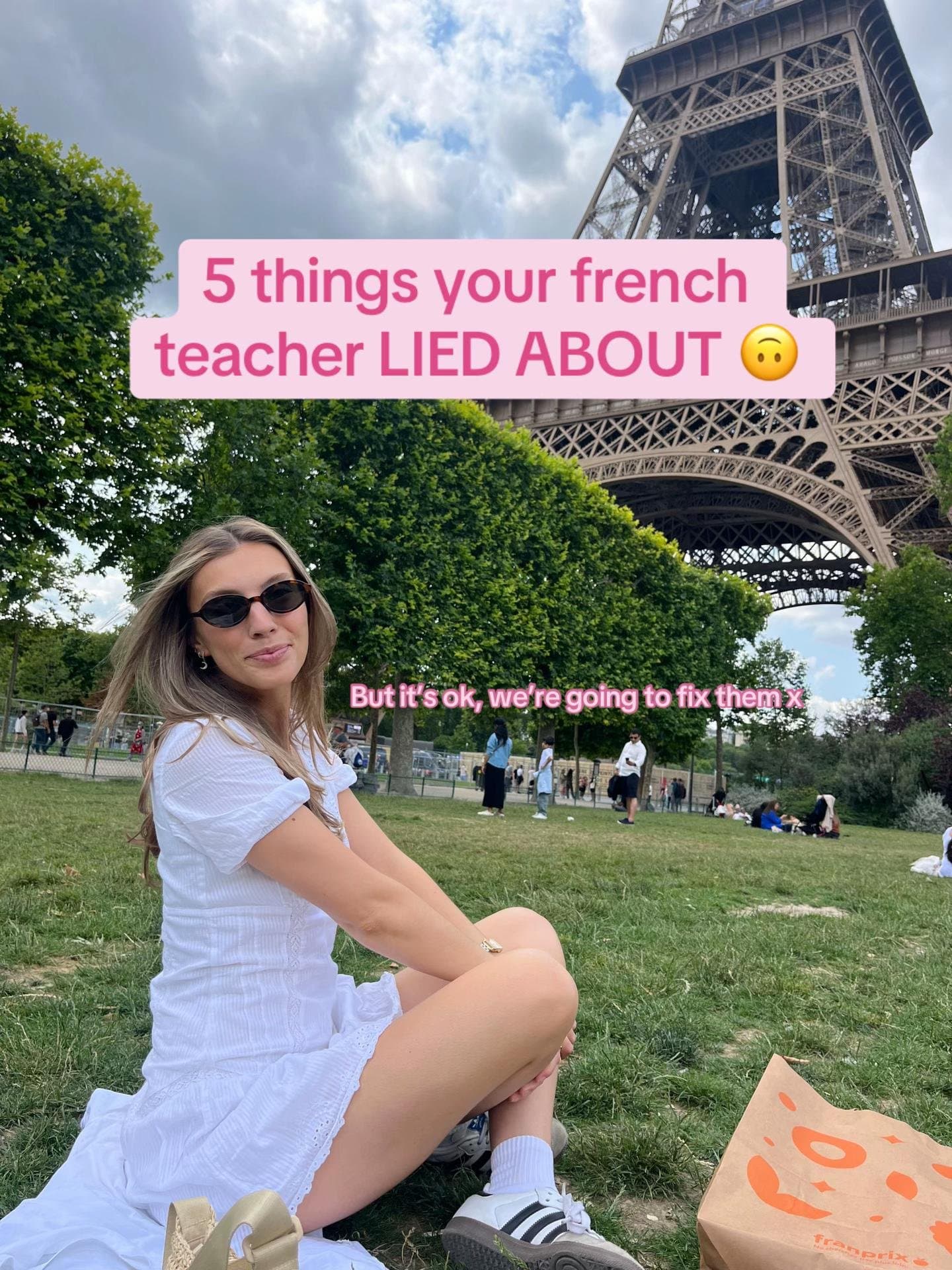 5 things your french
teacher LIED ABOUT 🙃
But it's ok, we're going to fix them…