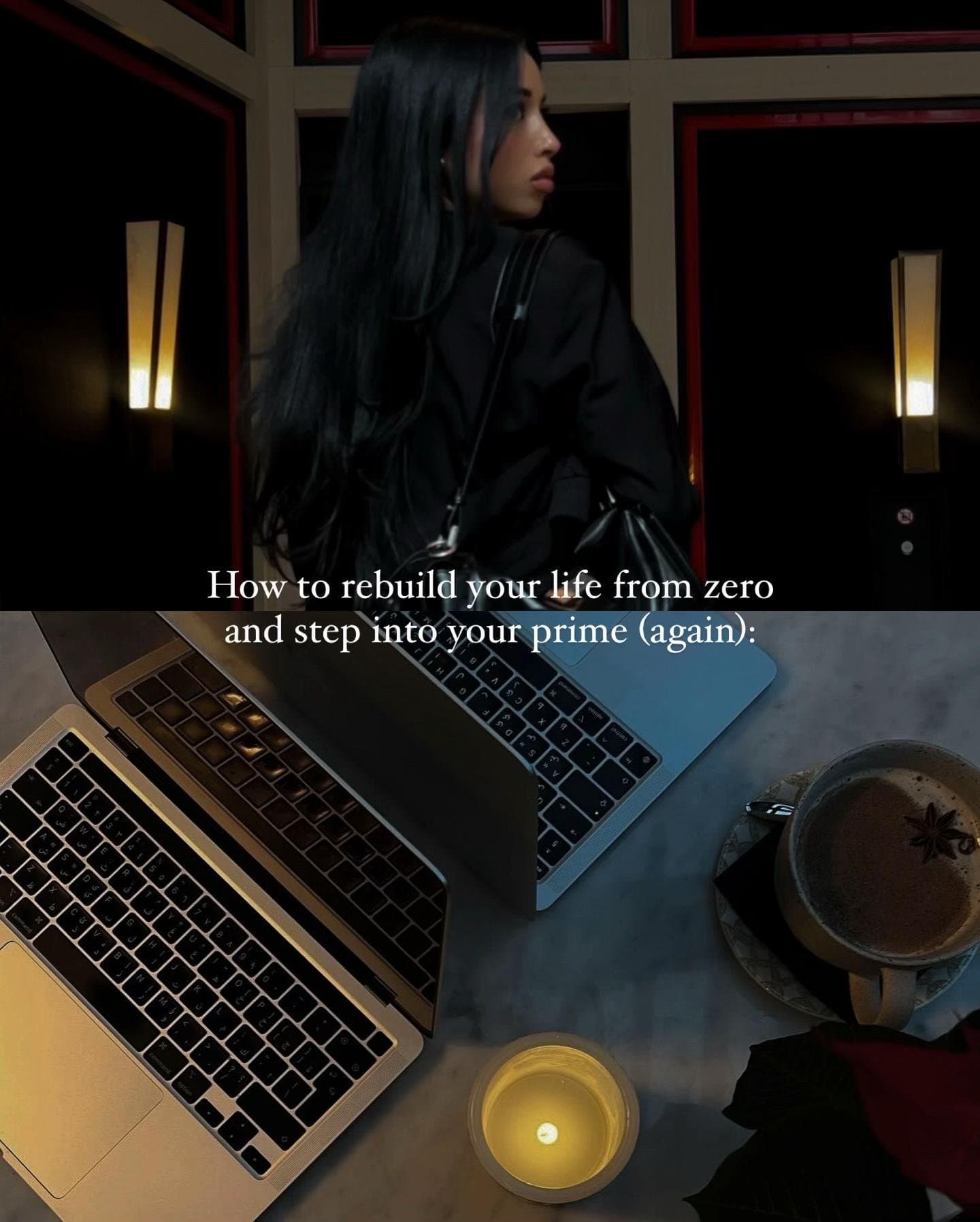 How to rebuild your life from zero
and step into your prime (again):