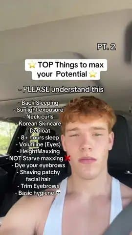 PT. 2
β TOP Things to max
your Potential β
βPLEASE understand this
β Back Sleeβ¦