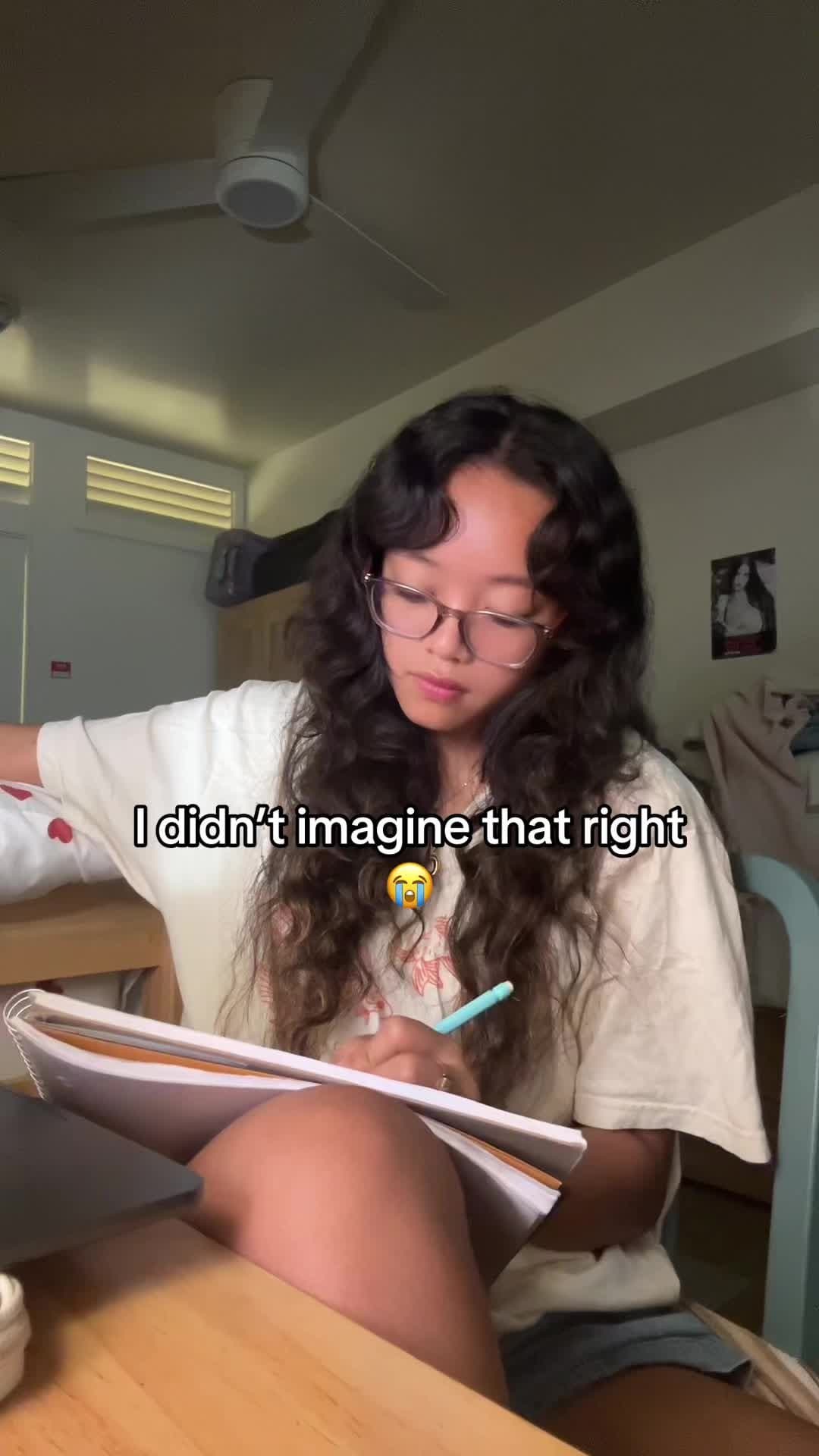 I thought finals caught up to my brain ๐