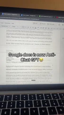 Google docs is now Anti-
Chat GPT๐ญ
