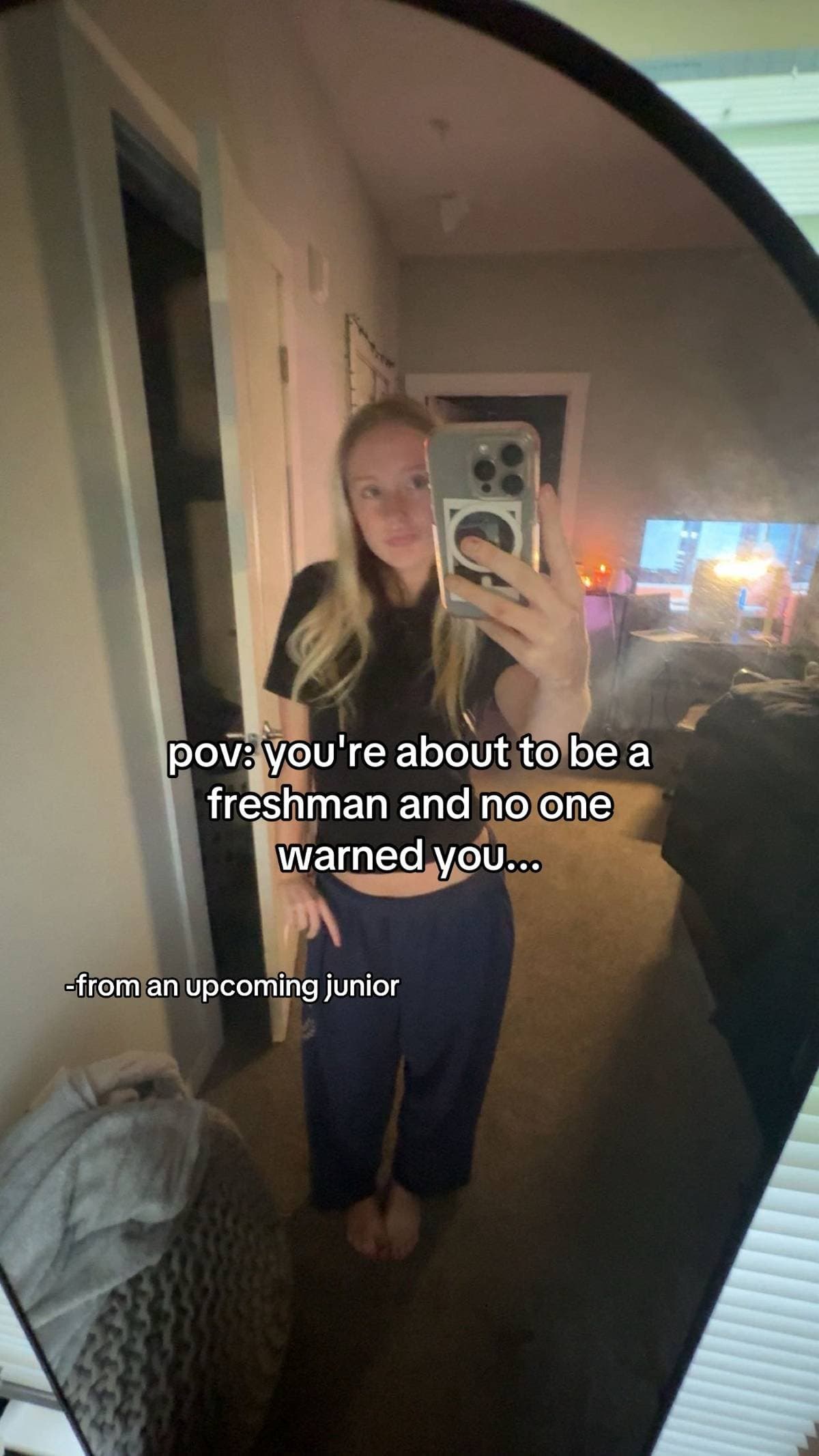 pov: you're about to be a
freshman and no one
warned you...
-from an upcoming j…