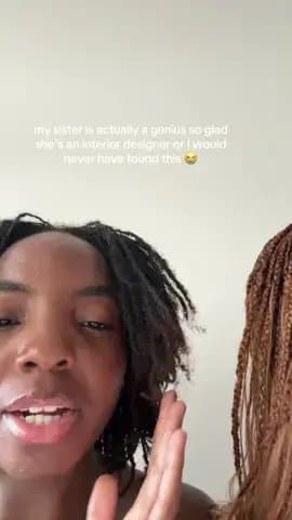 my sister is actually a genius so glad
she’s an interior designer or i would
nev…