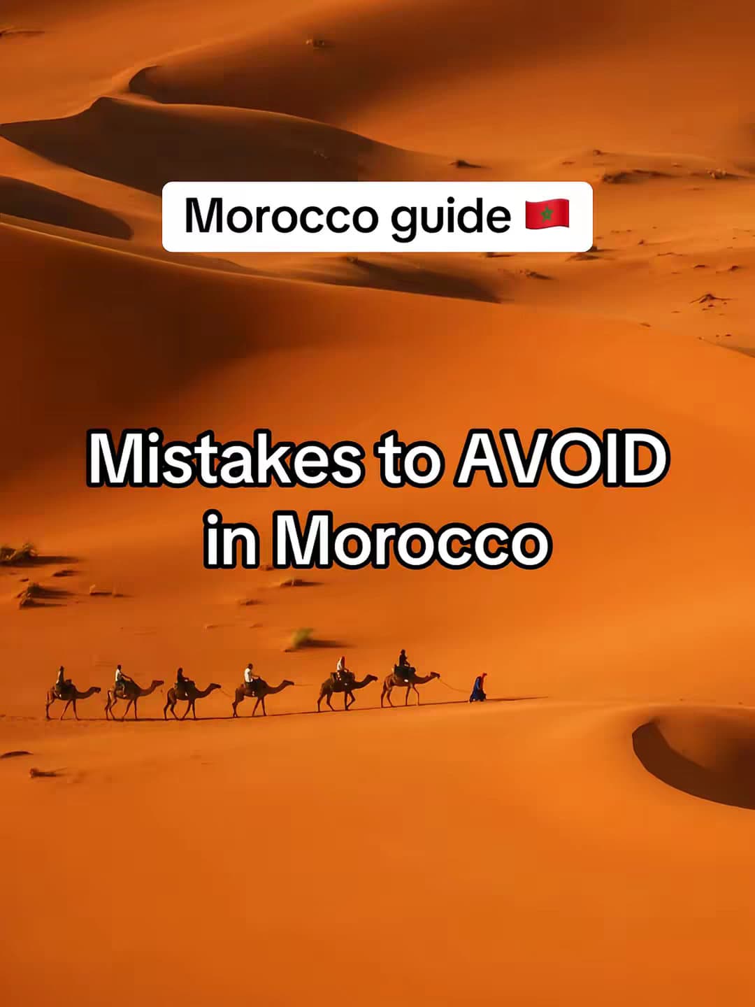 Slide 1: Morocco guide π²π¦
Mistakes to AVOID in Morocco