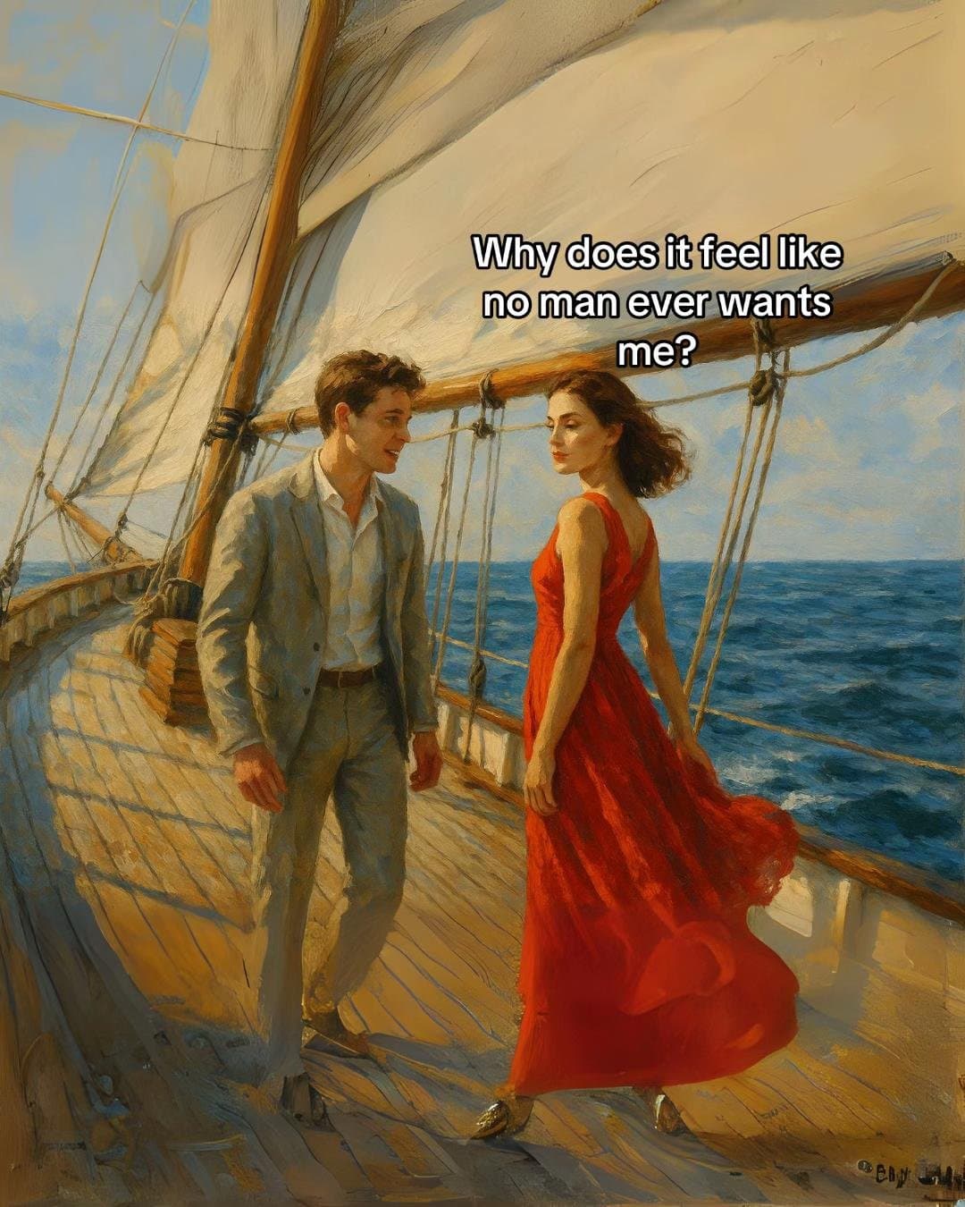 Why does it feel like
no man ever wants
me?