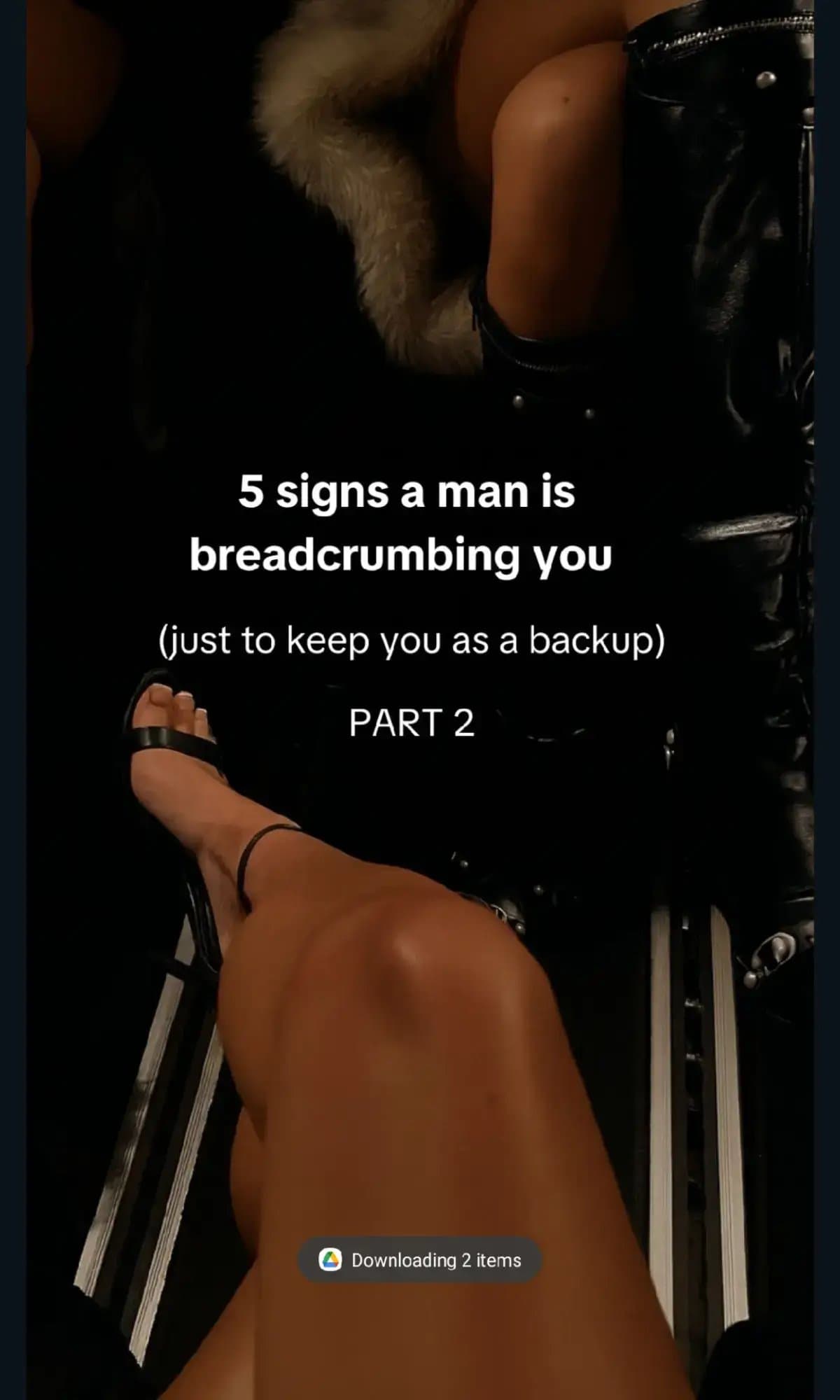 5 signs a man is
breadcrumbing you
(just to keep you as a backup)
PART 2
Downl…