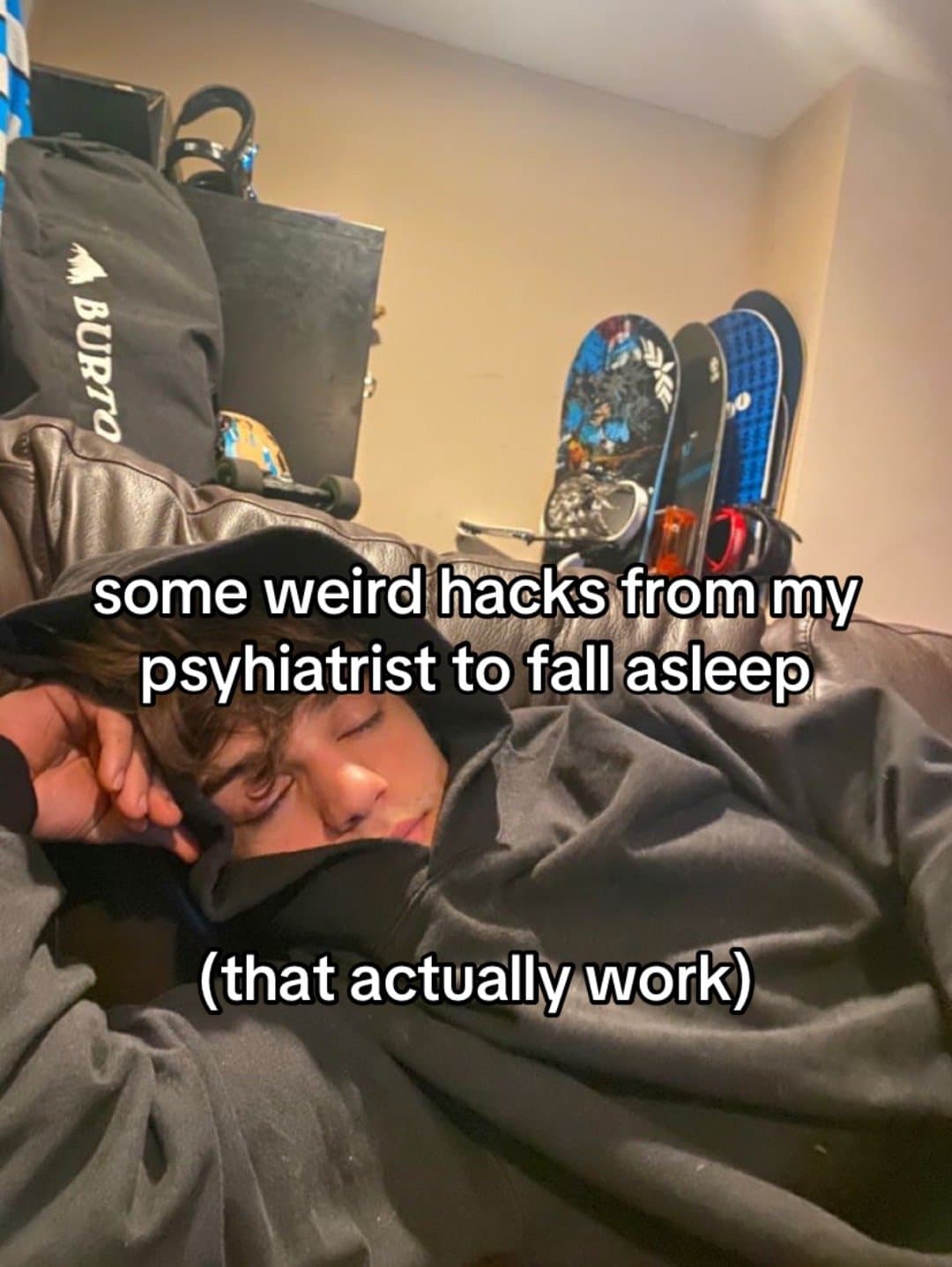 Sleep with your feet outside the blanket
it helps your body cool down faster, whโฆ