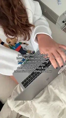 pov you finish studying 3
hours early because the girl
next to you was studying
โฆ