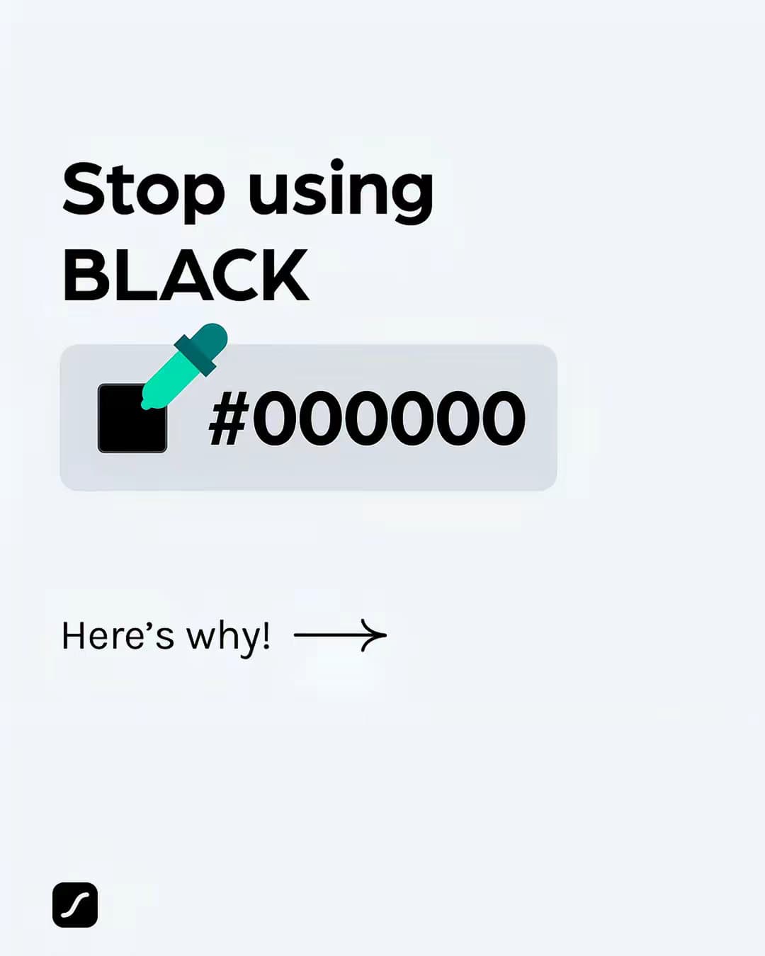 Stop using
BLACK
#000000
Here's why! β‘οΈ