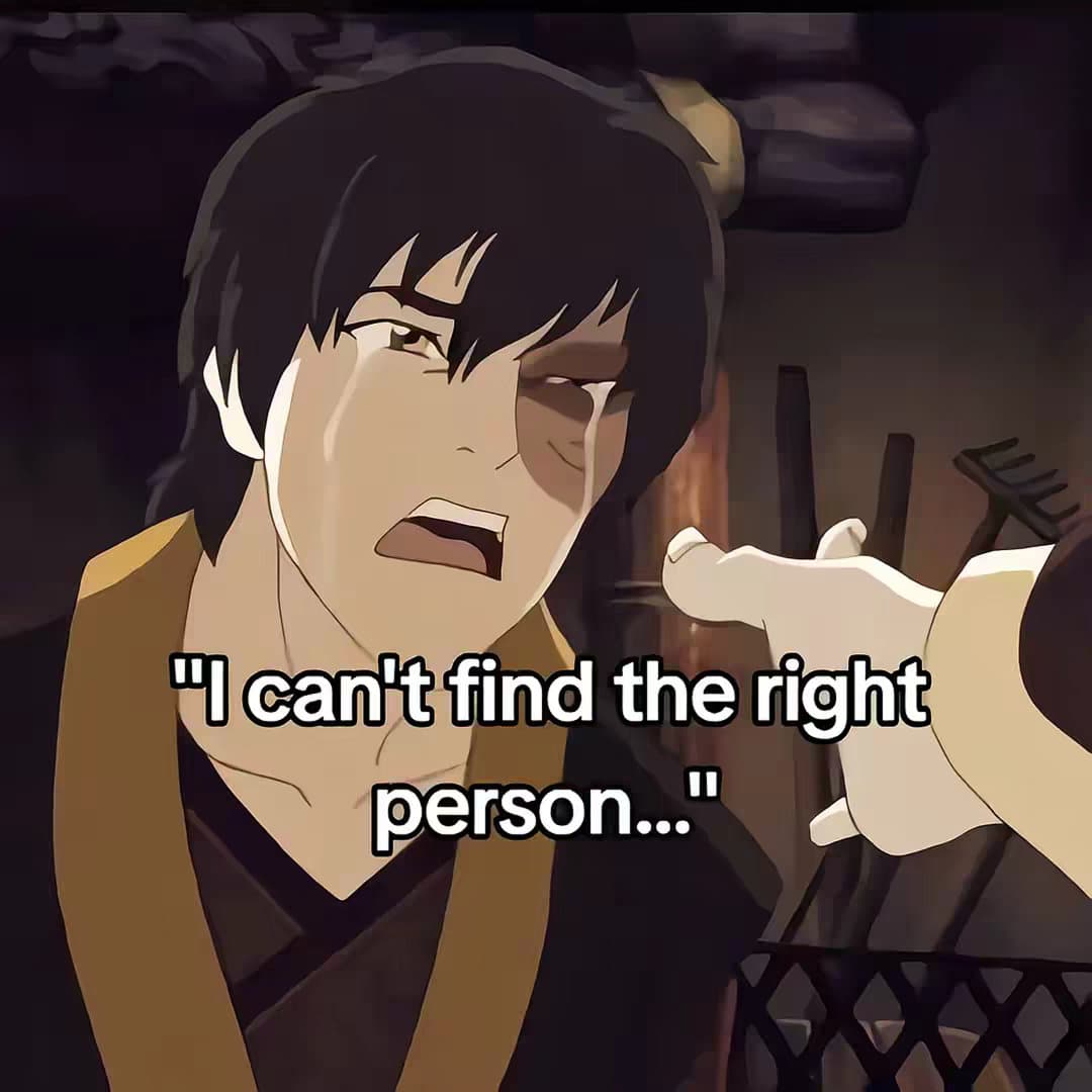 "I can't find the right
person..."