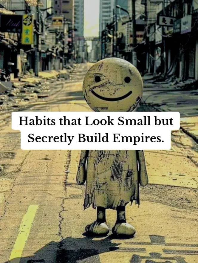 Habits that Look Small but
Secretly Build Empires.