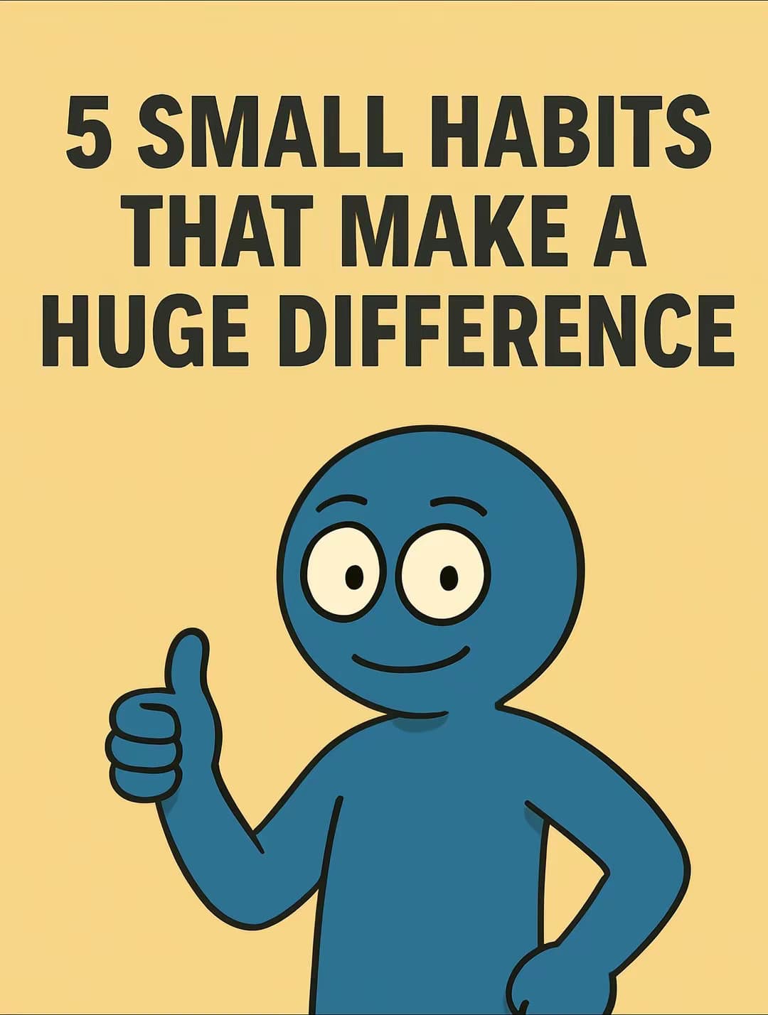 5 HABITS THAT MAKE A HUGE DIFFERENCE