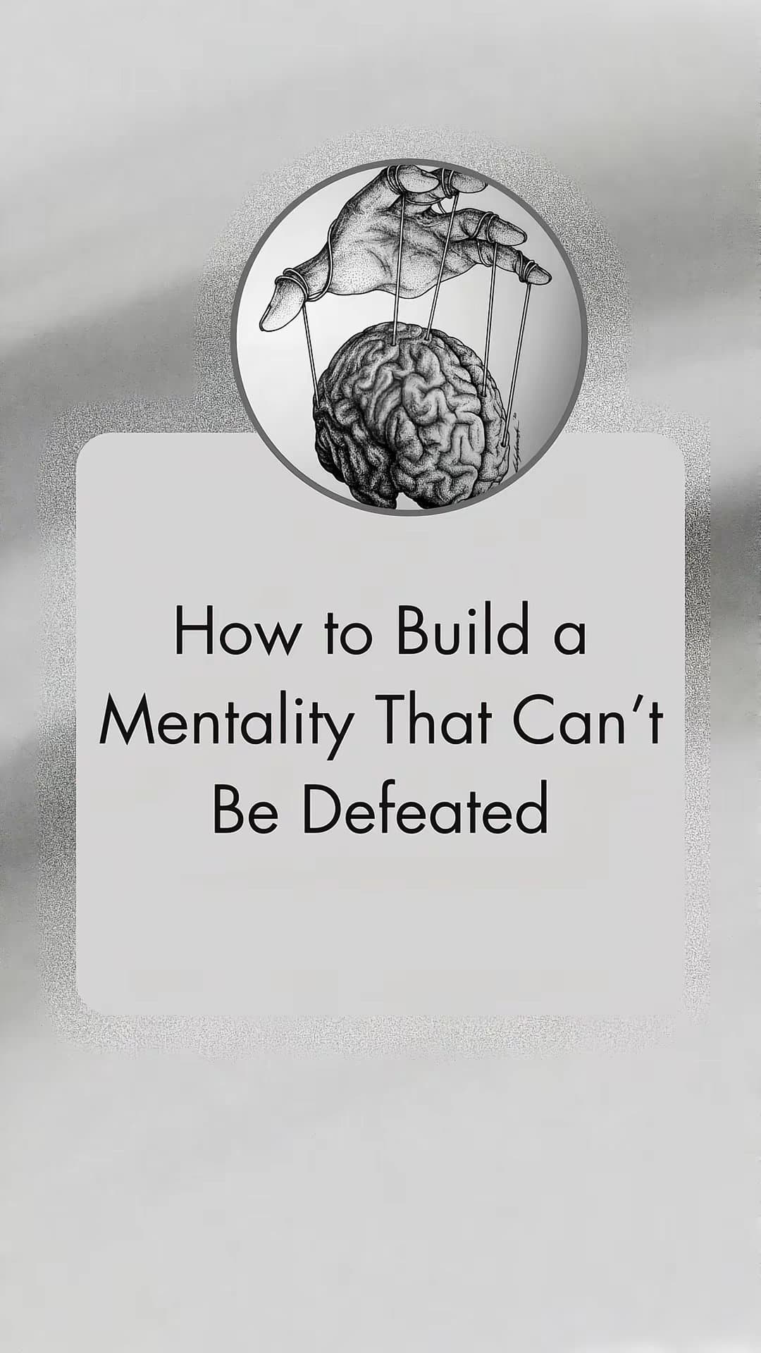 Slide 1: How to Build a
Mentality That Can't
Be Defeated