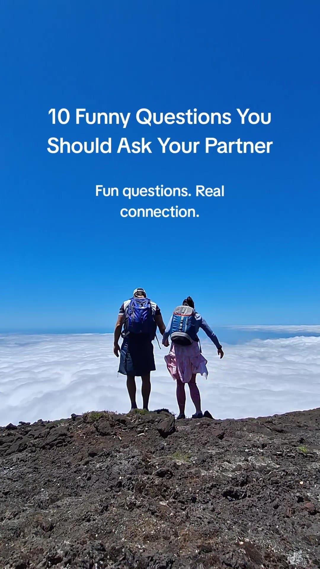 10 Funny Questions You
Should Ask Your Partner
Fun questions. Real
connection.