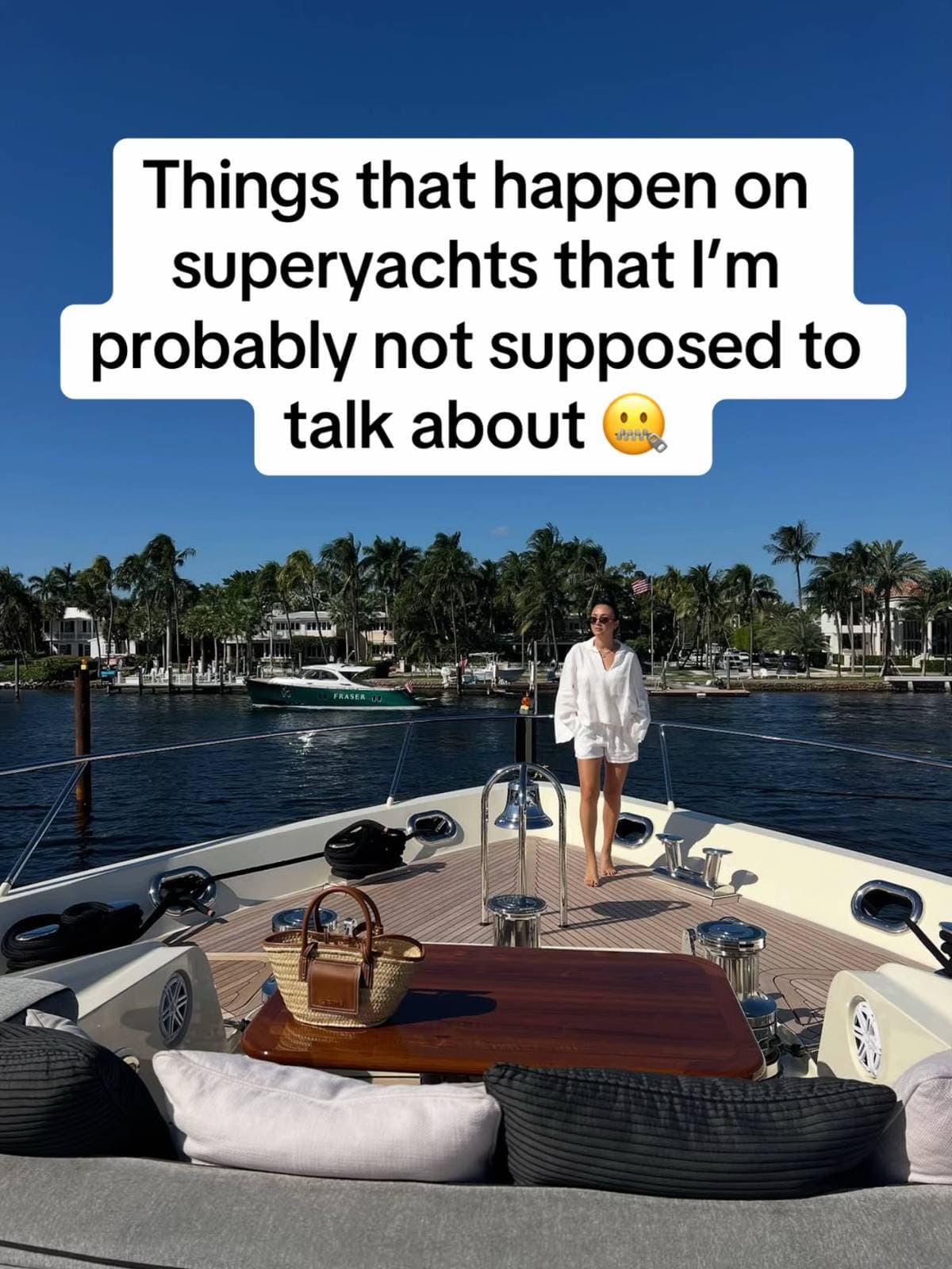 Things that happen on
superyachts that I'm
probably not supposed to
talk about �…